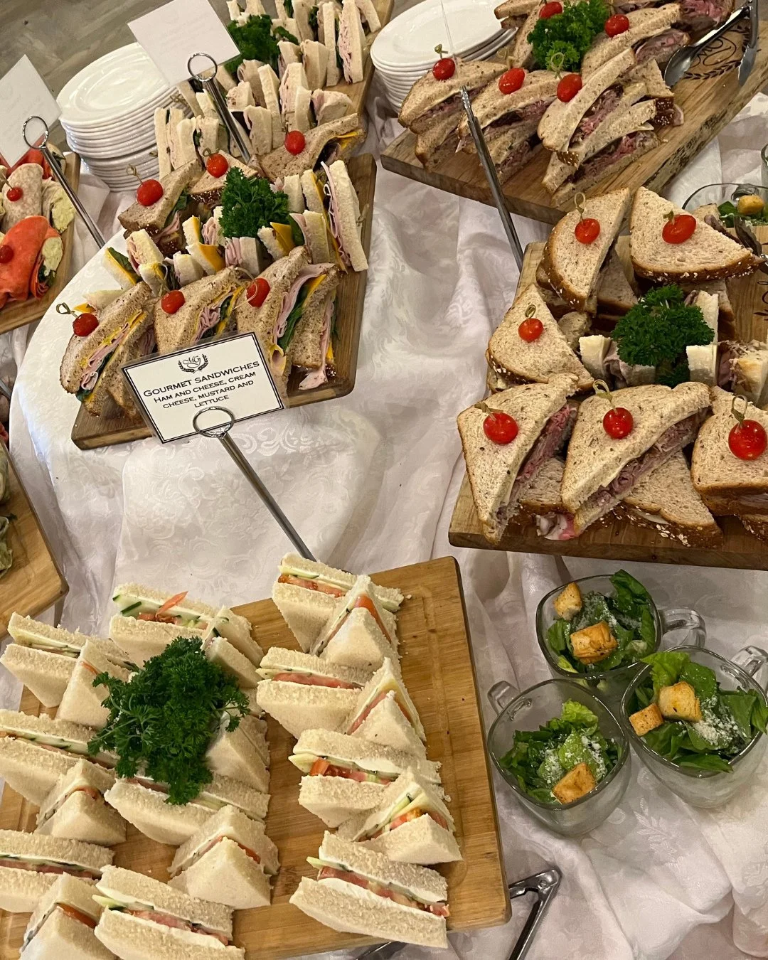 Culinary offerings designed for gatherings. Presentation matches the professionalism of the day.