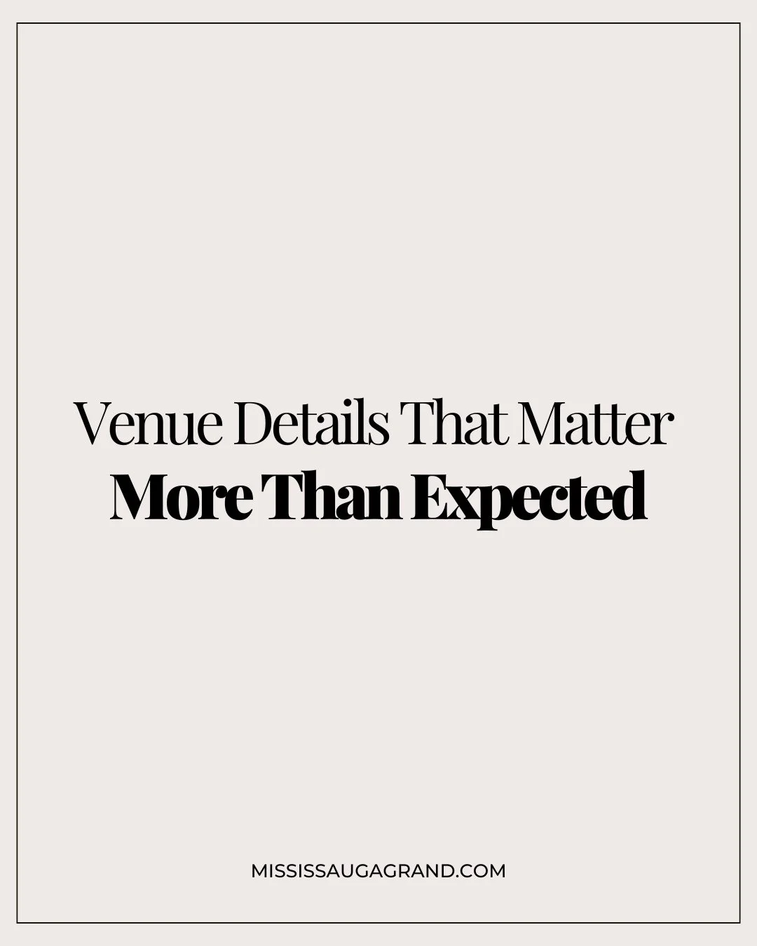 Here are a few tips on venue details that matter more than expected.⁠
⁠
⁠
.⁠
.⁠
.⁠
.⁠
.⁠
.⁠
⁠
#weddingvenues #CorporateEvents #EventPlanning⁠
#mississaugavenues #MississaugaGrand