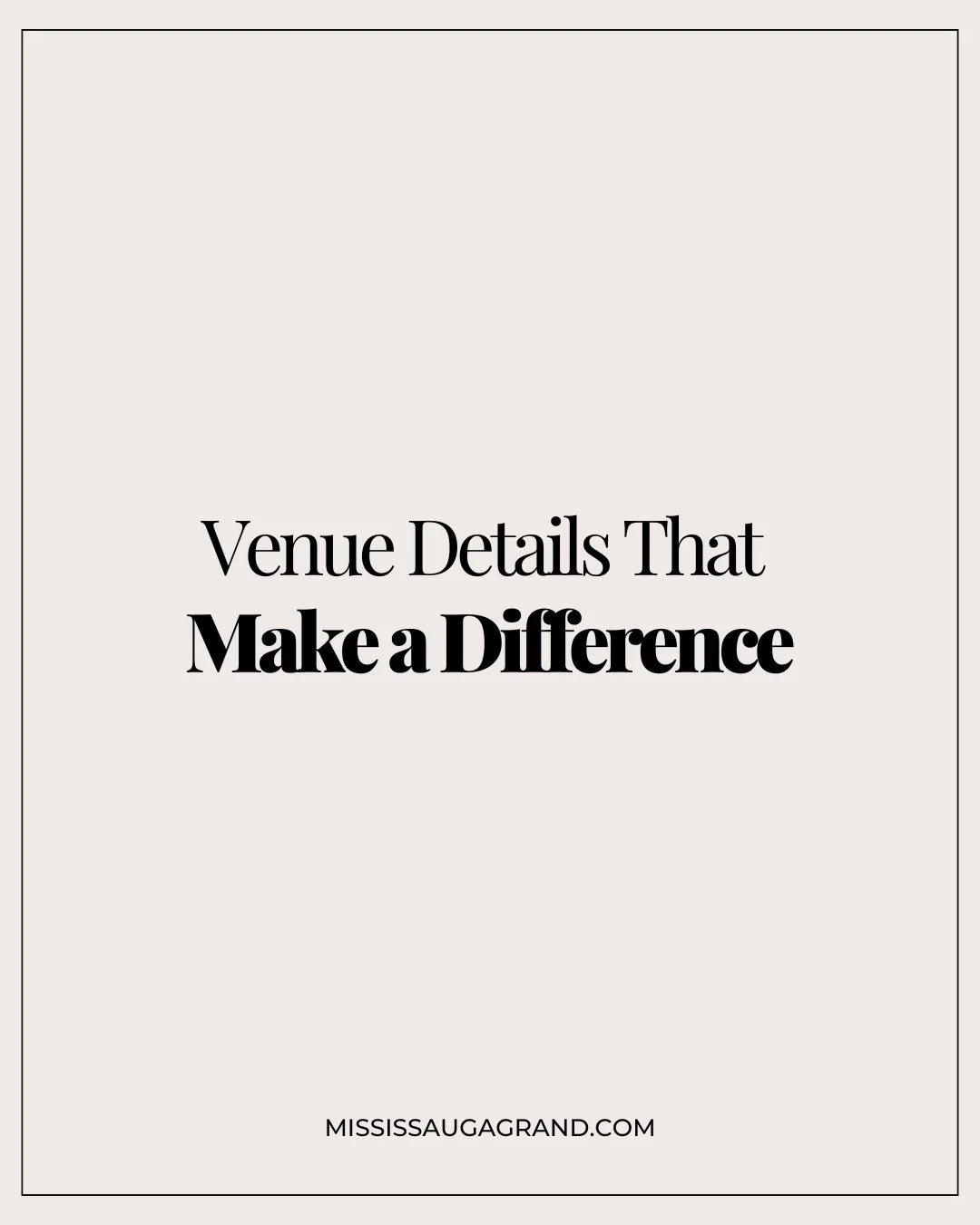 Here are a few tips on venue details that make a difference.⁠
⁠
⁠
.⁠
.⁠
.⁠
.⁠
.⁠
.⁠
⁠
#weddingvenues #CorporateEvents #EventPlanning⁠
#mississaugavenues #MississaugaGrand