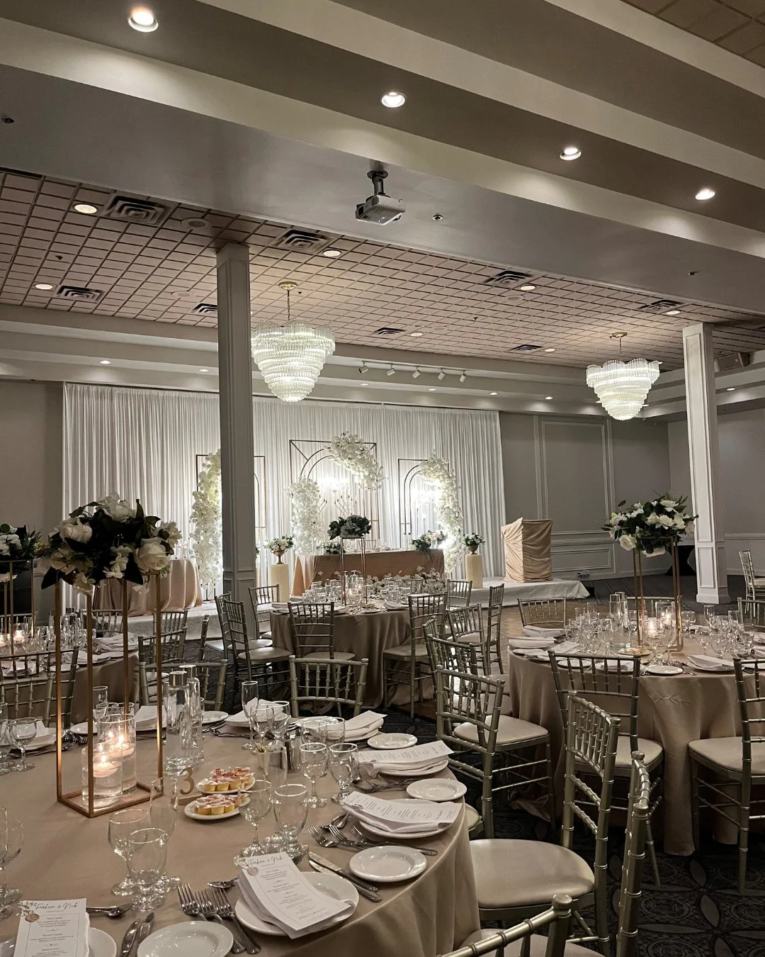 An evening built around the room. A wedding reception inside Ballroom Three.⁠
⁠
⁠
.⁠
.⁠
.⁠
.⁠
.⁠
⁠
#weddingday #mississaugavenues #weddingvenue #MississaugaGrand