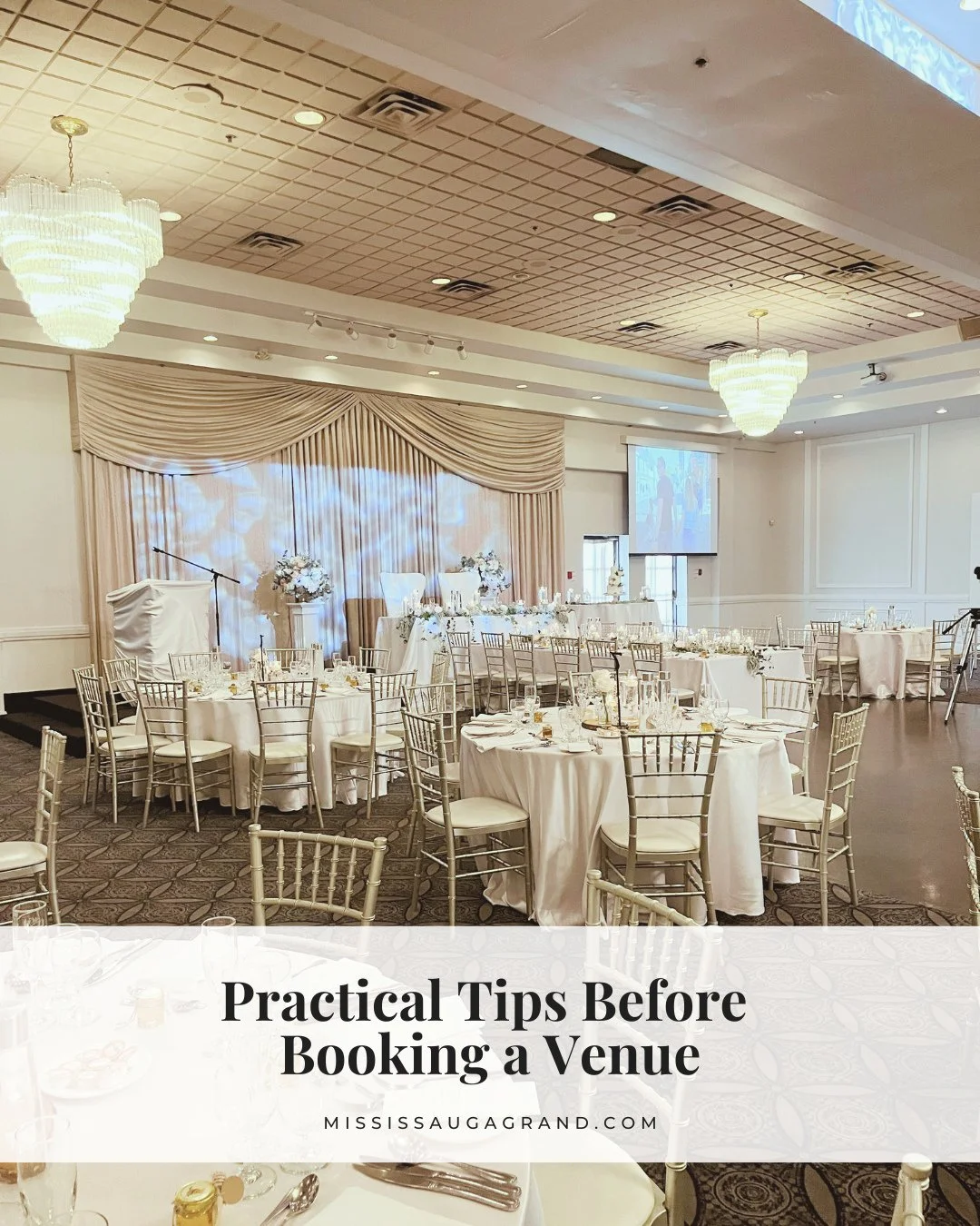 Planning an event comes with a lot of moving parts. These tips can help you know what to look for before booking your venue.⁠
⁠
Read the full post on MG News for all the details.⁠
mississaugagrand.com⁠
⁠
⁠
⁠
.⁠
.⁠
.⁠
.⁠
.⁠
.⁠
⁠
#weddingvenues #Corpor