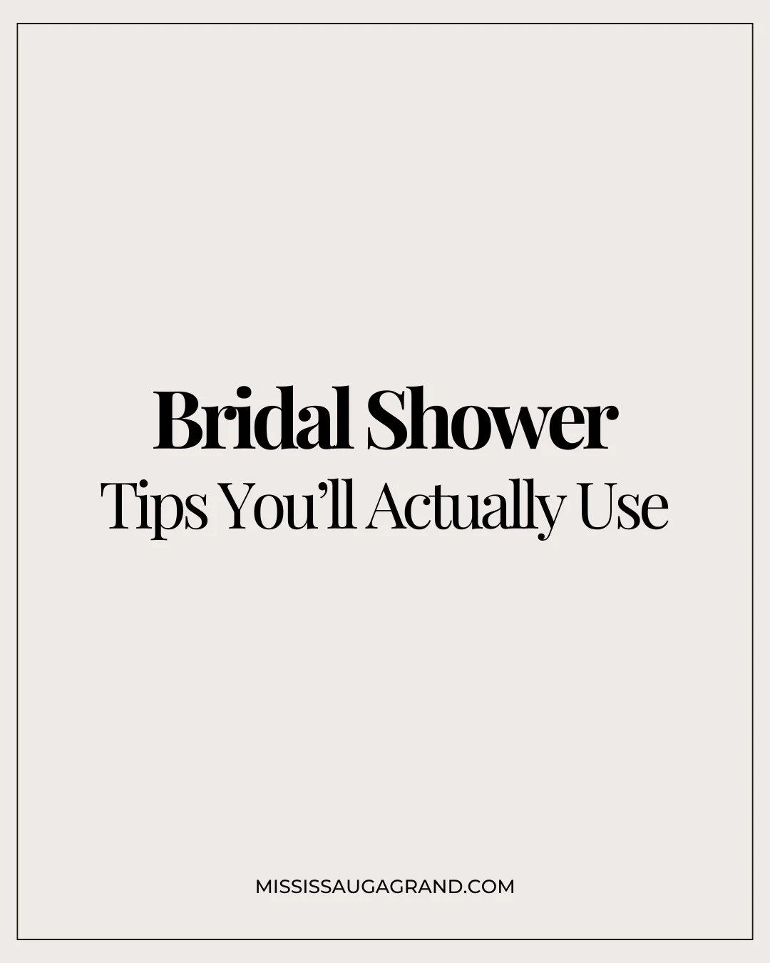 Bridal Shower Tips You&rsquo;ll Actually Use.⁠
⁠
⁠
.⁠
.⁠
.⁠
.⁠
.⁠
.⁠
⁠
#weddingvenues #CorporateEvents #EventPlanning⁠
#mississaugavenues #MississaugaGrand