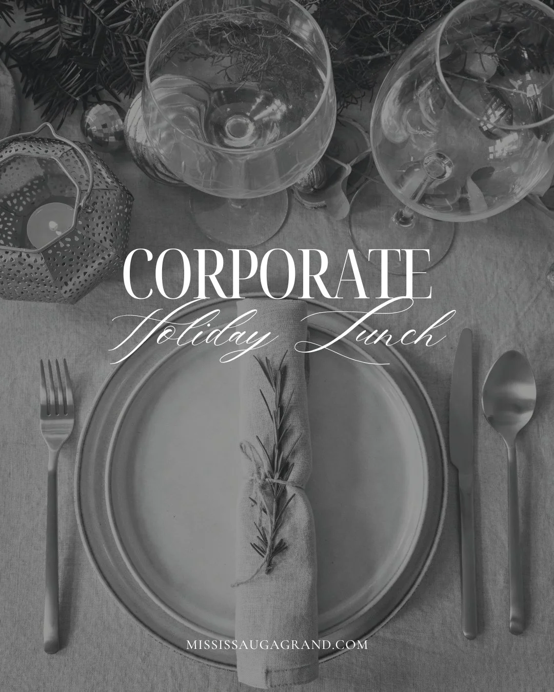 Celebrate the holiday season with a corporate lunch at Mississauga Grand. Choose from plated or buffet options and explore our holiday packages on our website.⁠
⁠
⁠
.⁠
.⁠
.⁠
.⁠
.⁠
.⁠
⁠
#weddingvenues #CorporateEvents #EventPlanning⁠
#mississaugavenue