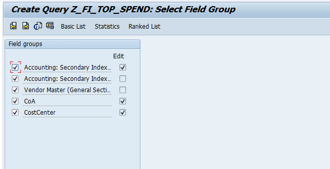SAP Help: Create a Vendors Top Spend Report