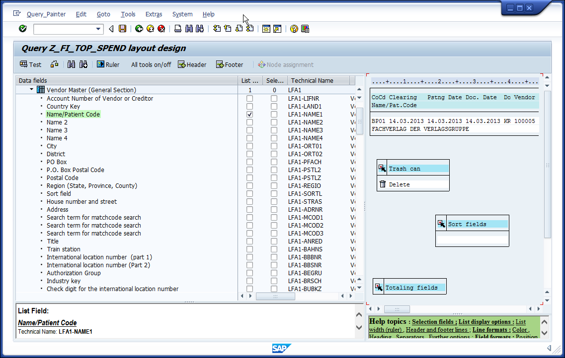 SAP Expert Help: Vendor Reports