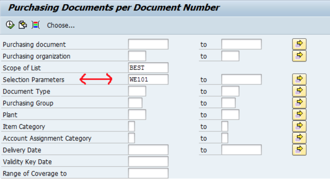 sap po output type assignment tcode