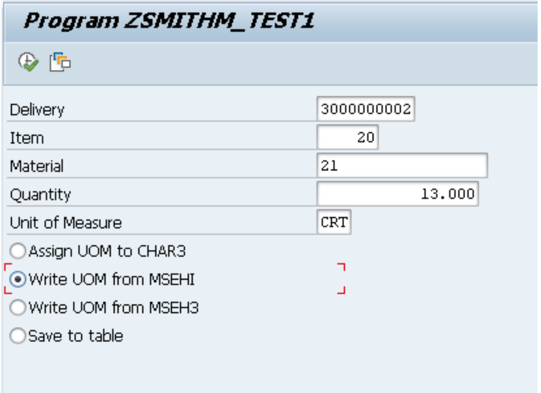 Units of Measure and Their Behavior Inside Custom ABAP Code