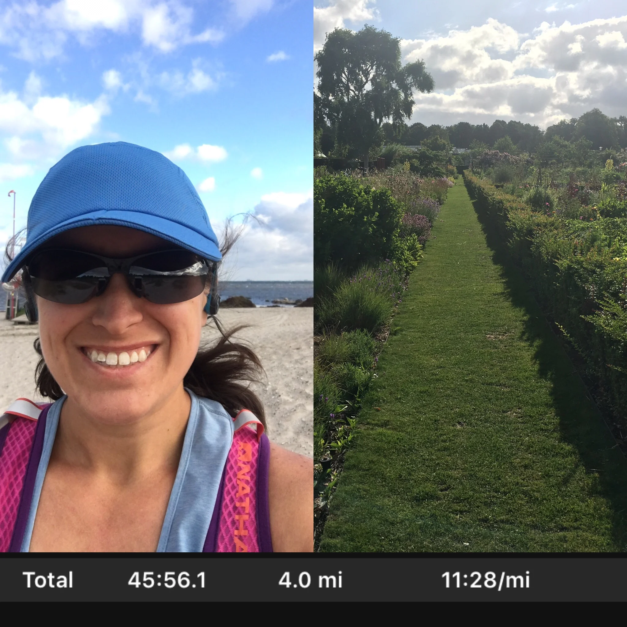 Beach AND garden run!