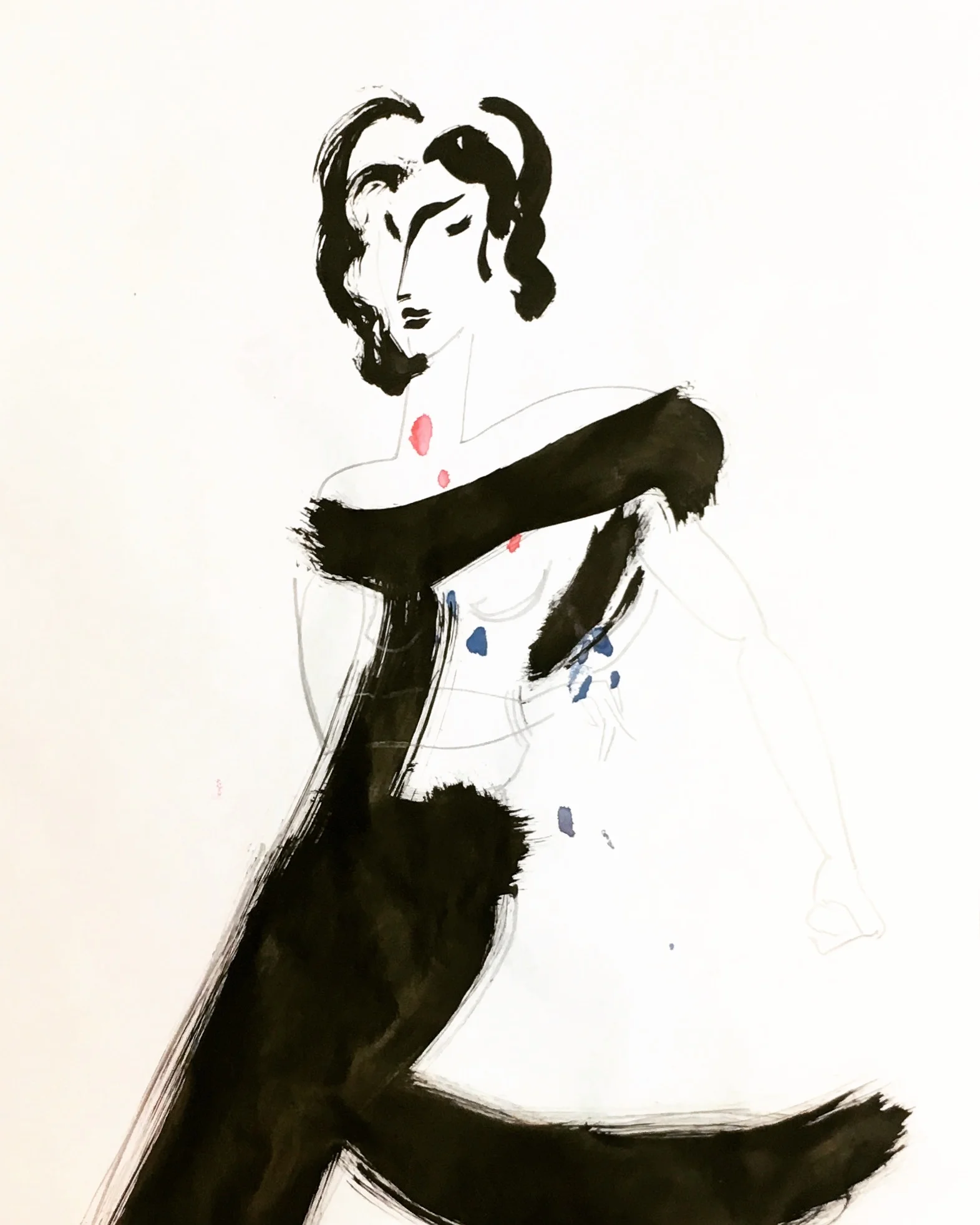 Courir dans le vent ArtGraphico