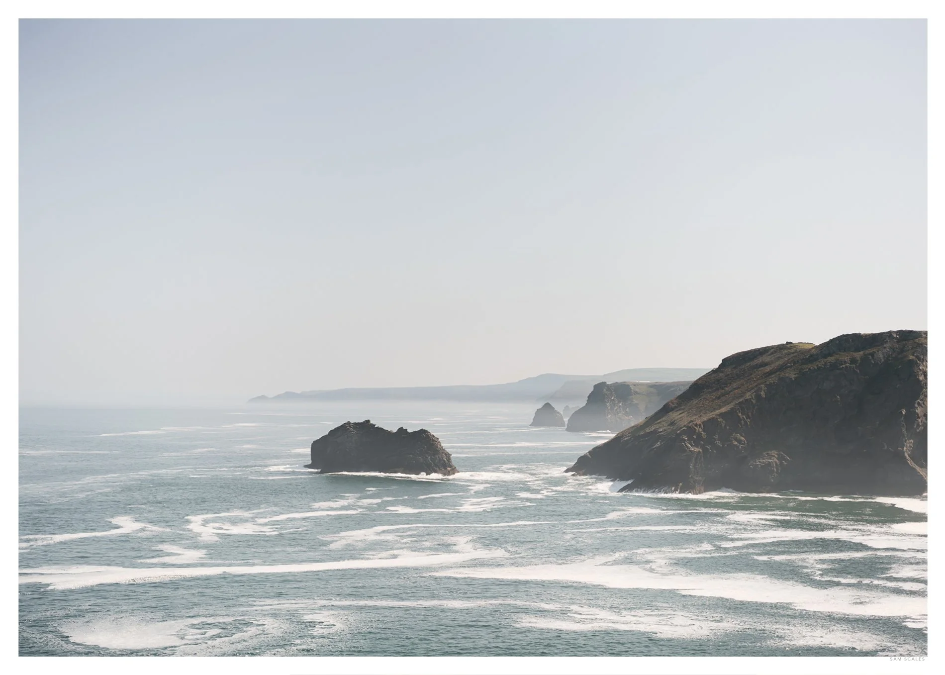 tintagel cornwall print