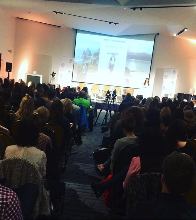 @anouskapb speaking at our November 2016 #bloggerconf in @themarkerhotel