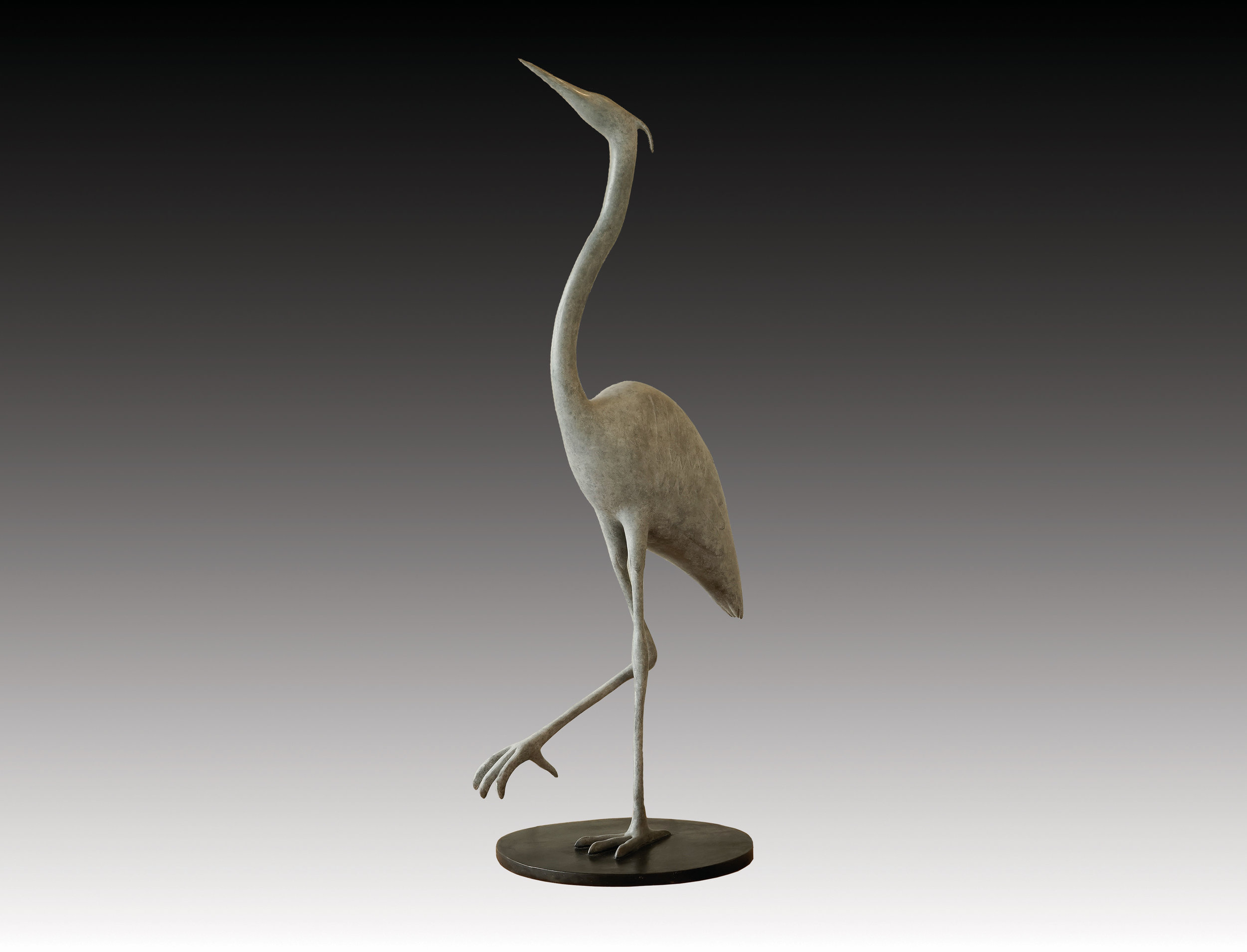 Blue Heron Alert 28x12x12 Bronze Ed9.jpg