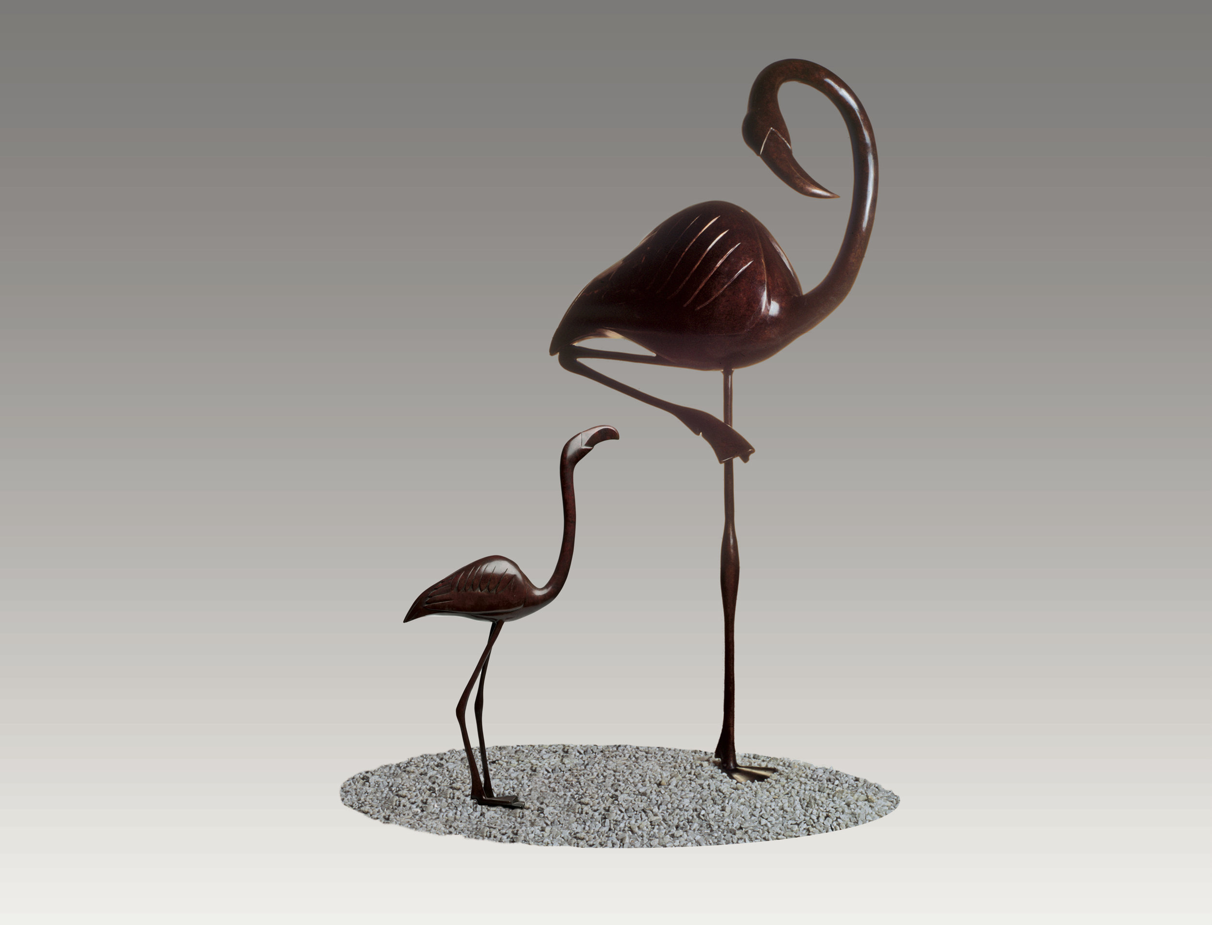 Young Flamingo 33x18x8 Br Ed9 Flamingo 57x18x12 Br Ed6.jpg