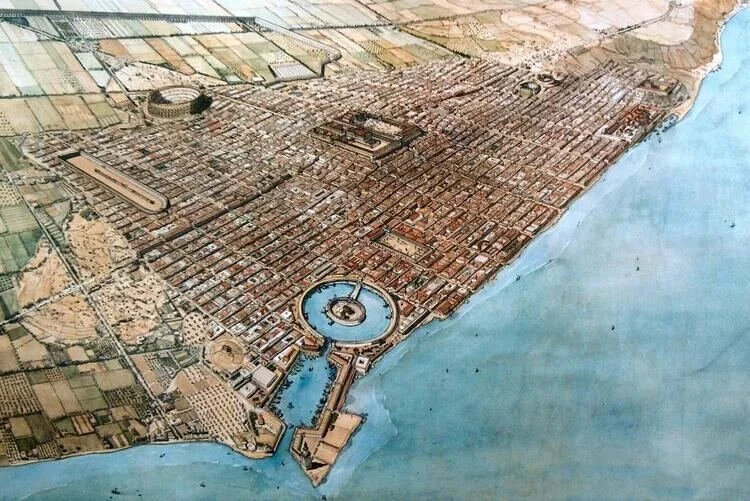 Ancient Carthage City Map Carthage — The Long Summer