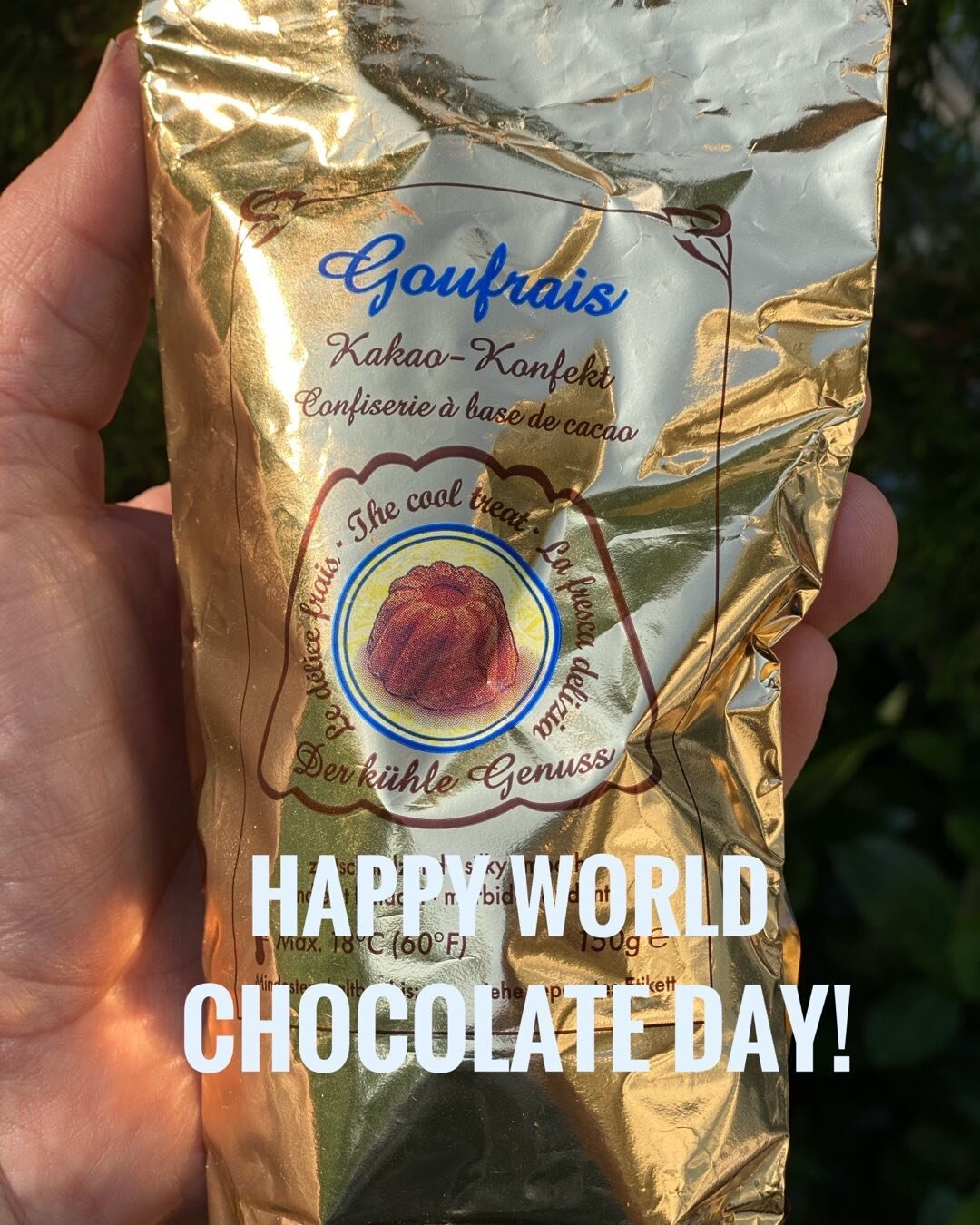 Any excuse to eat chocolate! #worldchocolateday#goufrais #worldsbestchocolate #breakfastlunchordinner #loveanychocolate