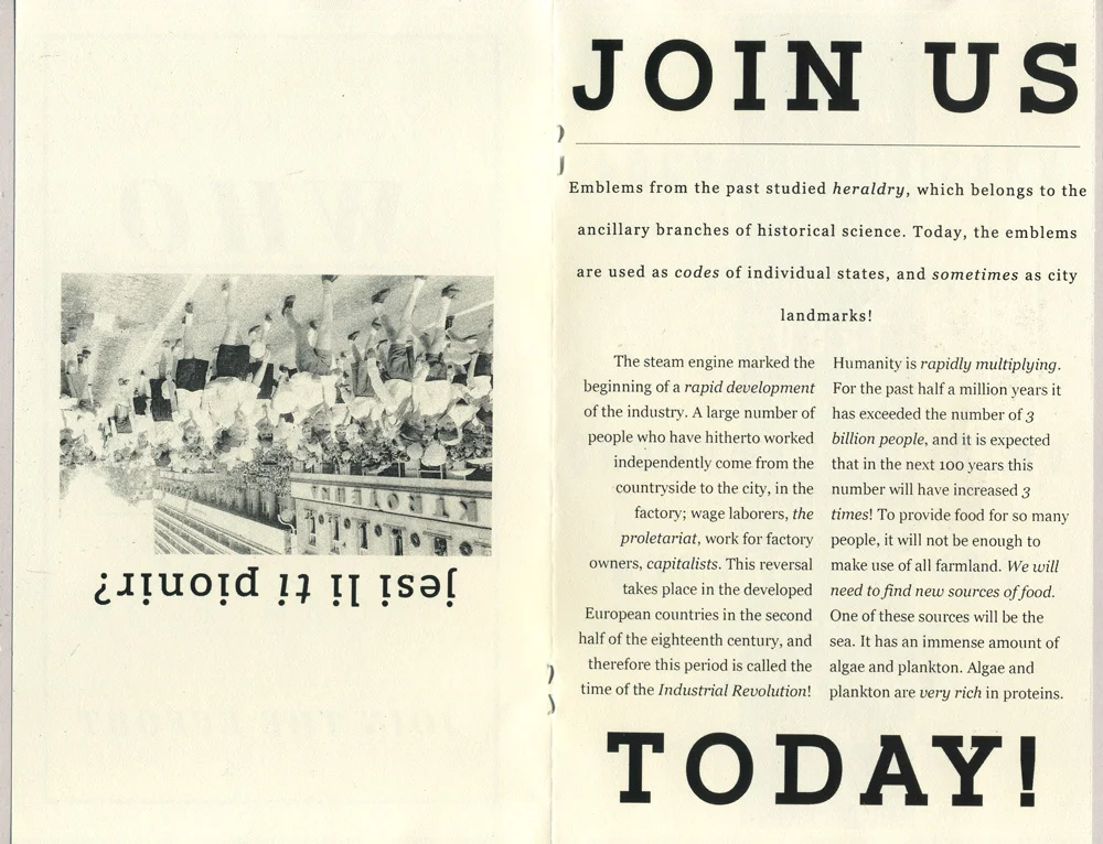 Pamphlet 2 contents