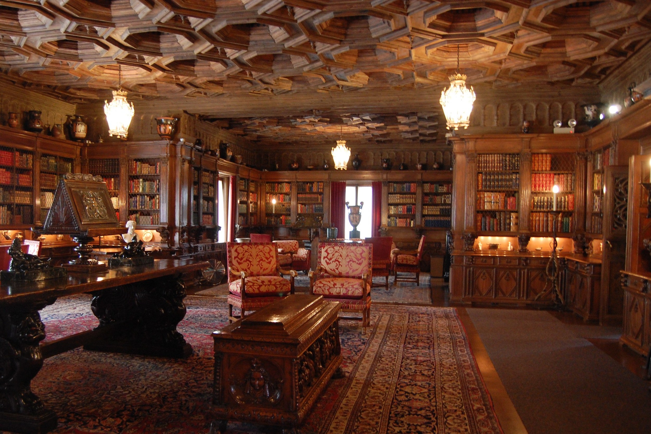 Hearst Castle Grand Library. Filosoph