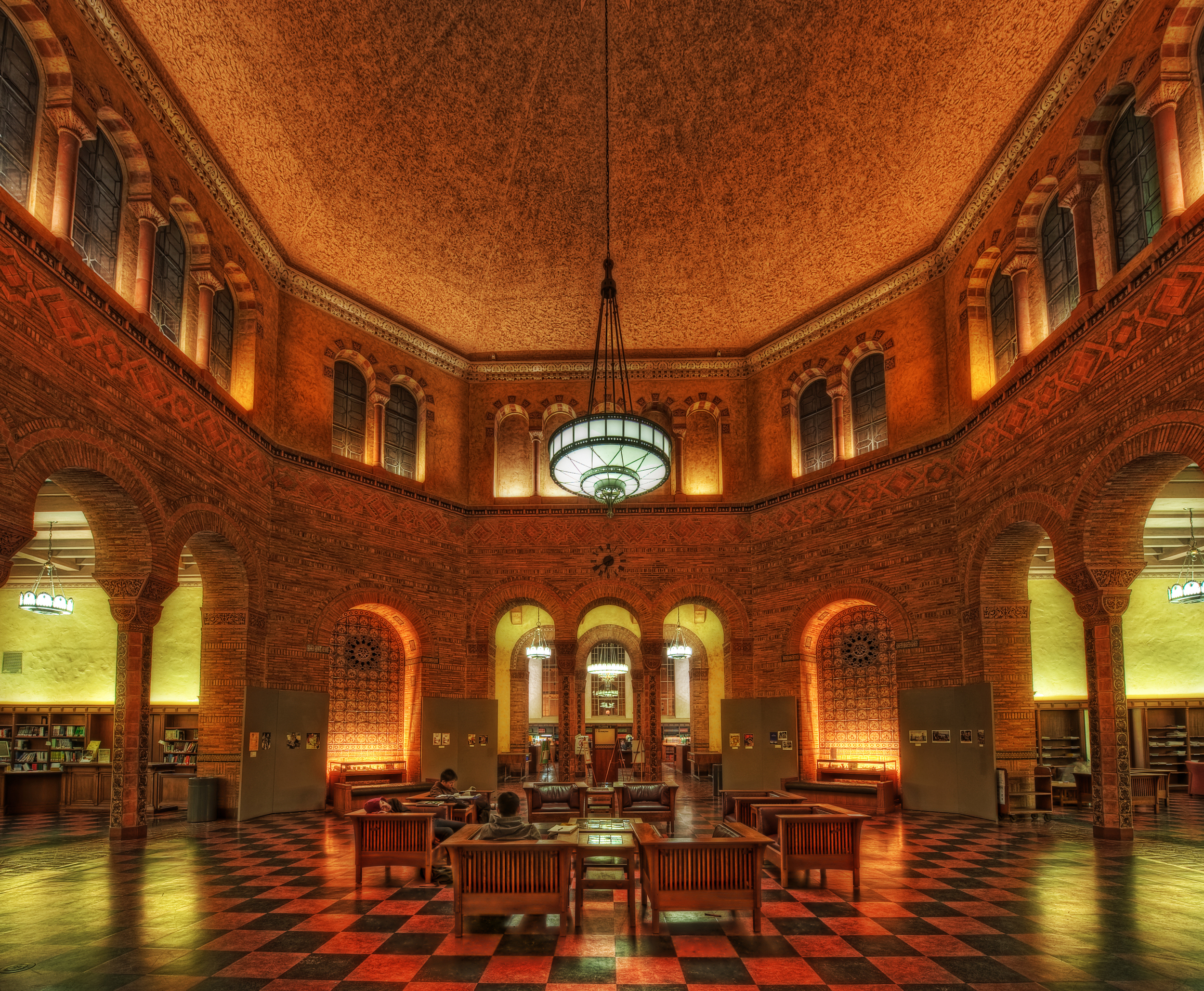 The fantastic Powell Library reading room.&nbsp;Justin Kern