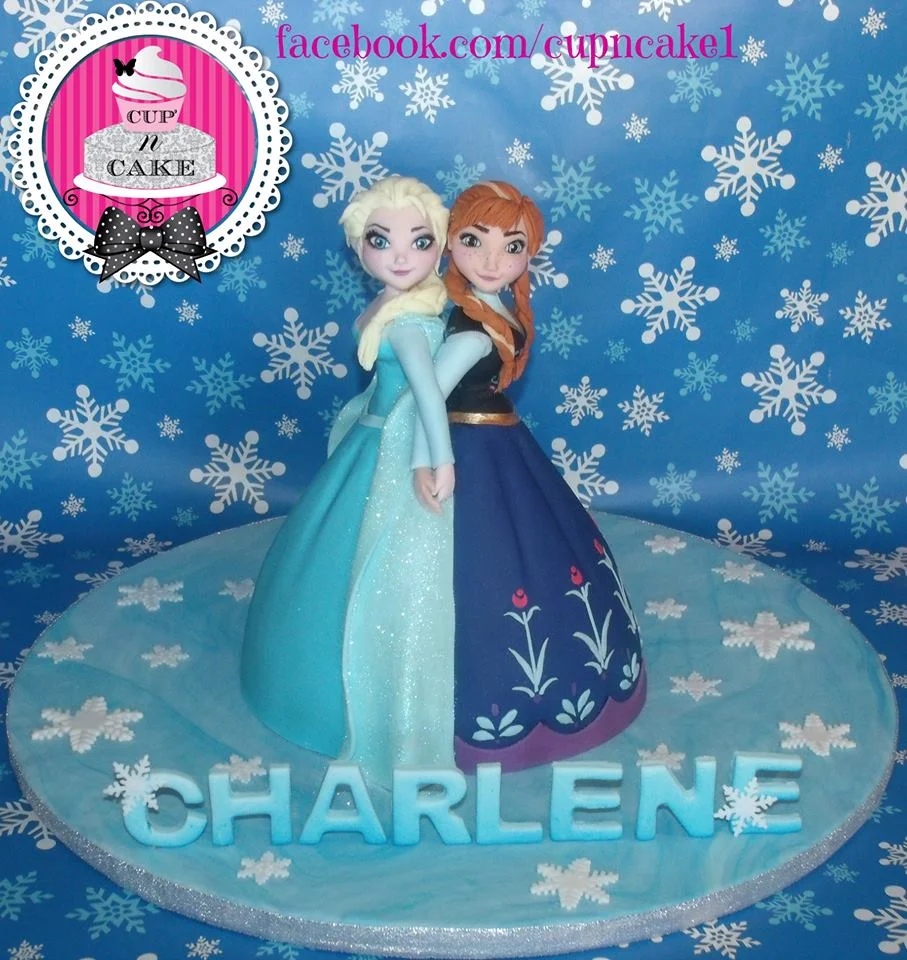 anna elsa fondant doll cake-1.jpg