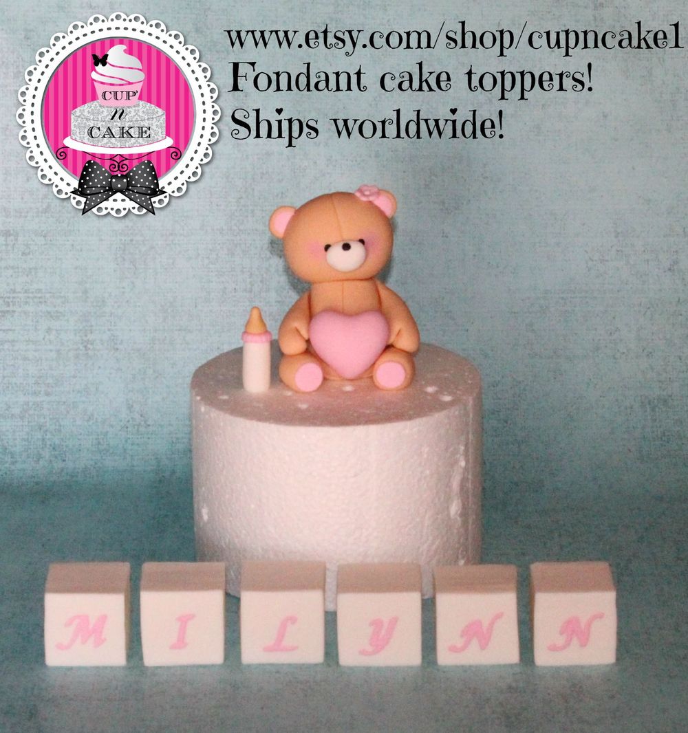 Fondant Cake Toppers — Cup'N Cake