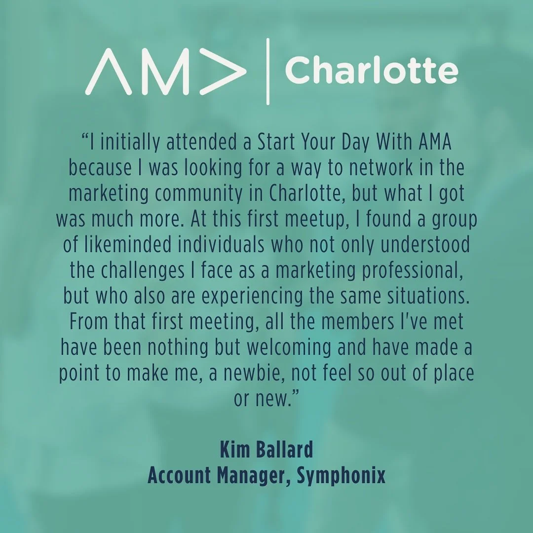 ✨ &ldquo;I initially attended a Start Your Day with AMA because I was looking for a way to network&hellip; but what I got was so much more.&rdquo; ✨

Meet Kim Ballard, one of our amazing new members! Kim found a welcoming, supportive community at AMA