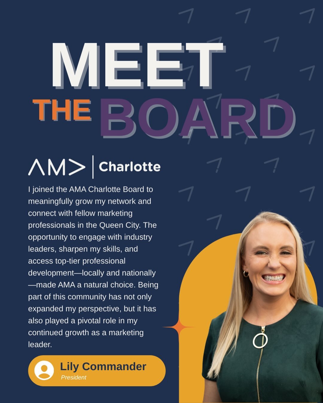 New year, same mission, fresh faces! ✨

Ever wonder who&rsquo;s pulling the strings behind our events and workshops? Say hello to the AMA Charlotte Board! They&rsquo;re a group of coffee-fueled, data-driven marketers who are obsessed with seeing the 