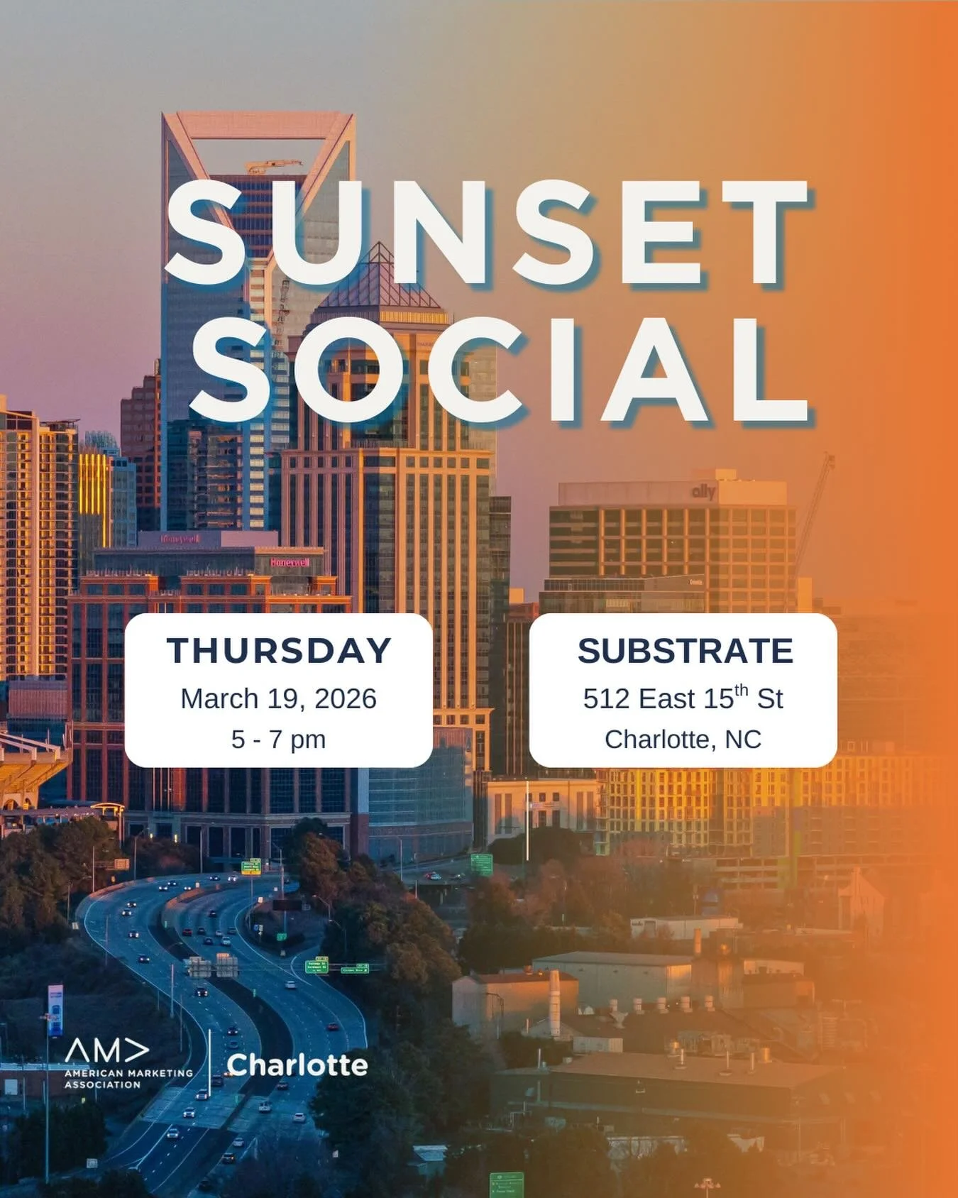 Mark your calendars! 📍 On March 19th, we&rsquo;re pulling up to @substrateclt for our March Sunset Social!

Come for cozy vibes with a golden hour backdrop, stay for the connections with Queen City&rsquo;s top creatives. 🌅✨

Free to attend. Link in