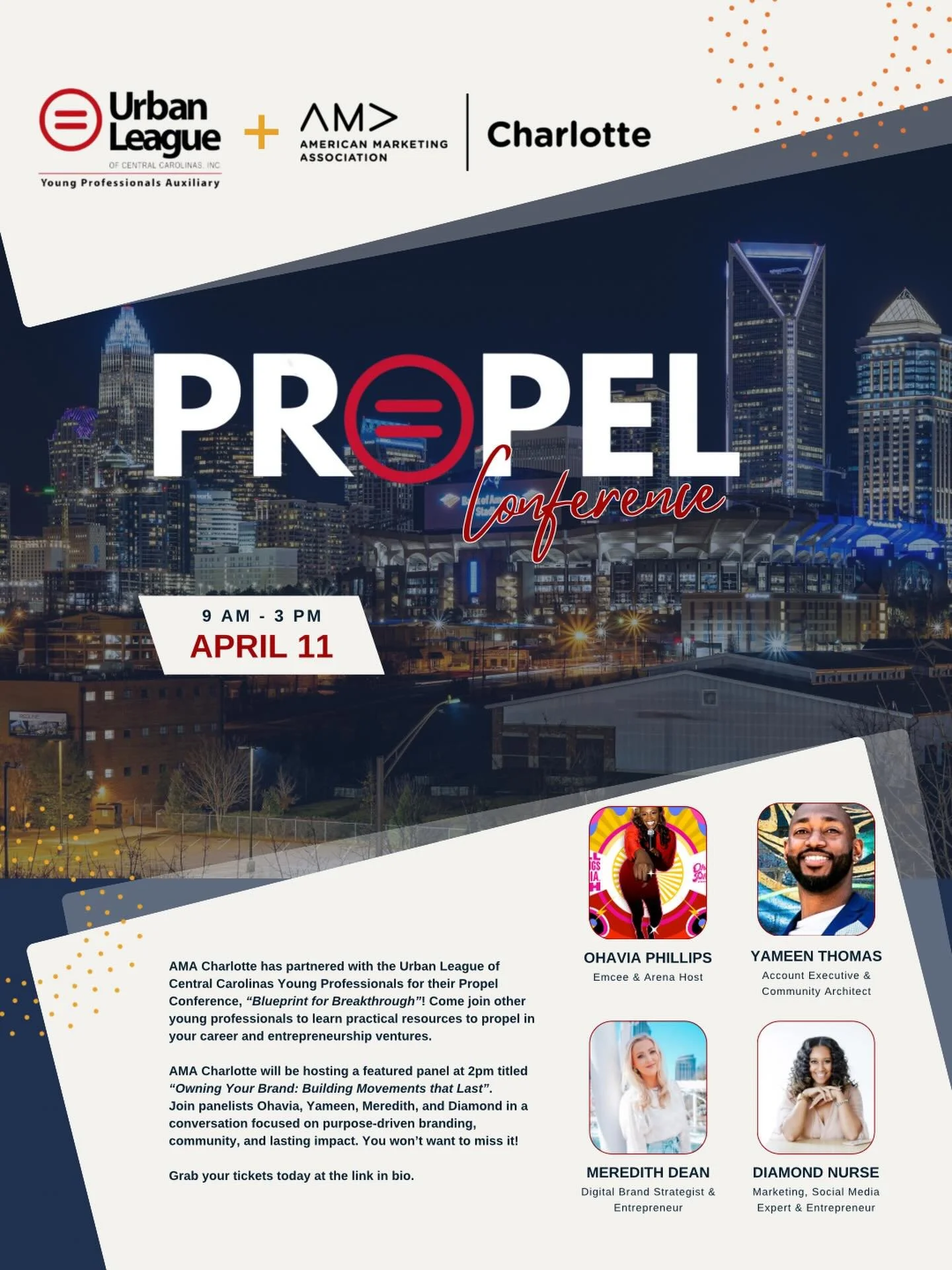 🚀 Are you ready for your next career breakthrough?

We are thrilled to partner with @ulcc_yp for the 2026 Propel Conference! 🌟

This year&rsquo;s theme is &ldquo;Blueprint to Breakthrough.&rdquo; If you&rsquo;re a young professional in the Charlott