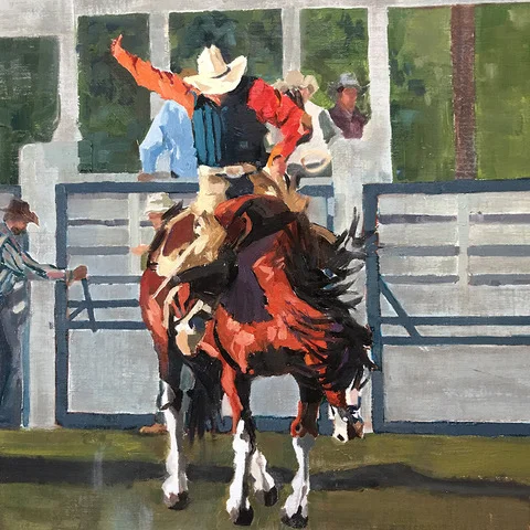 Bronc Buster by Leslie Miller