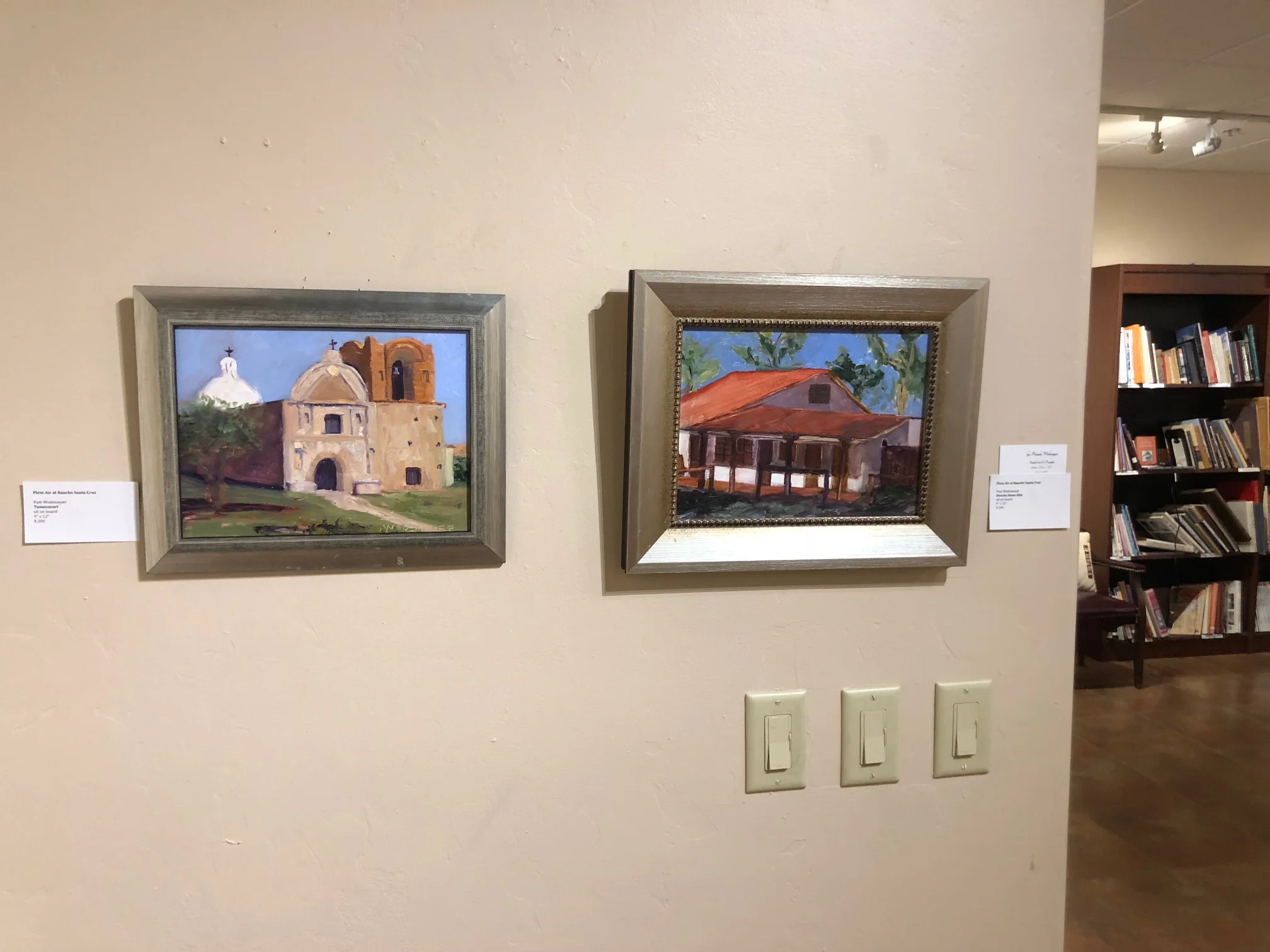 "Tumacacori Mission" and "Rancho Santa Cruz" by Pam Wedemeyer