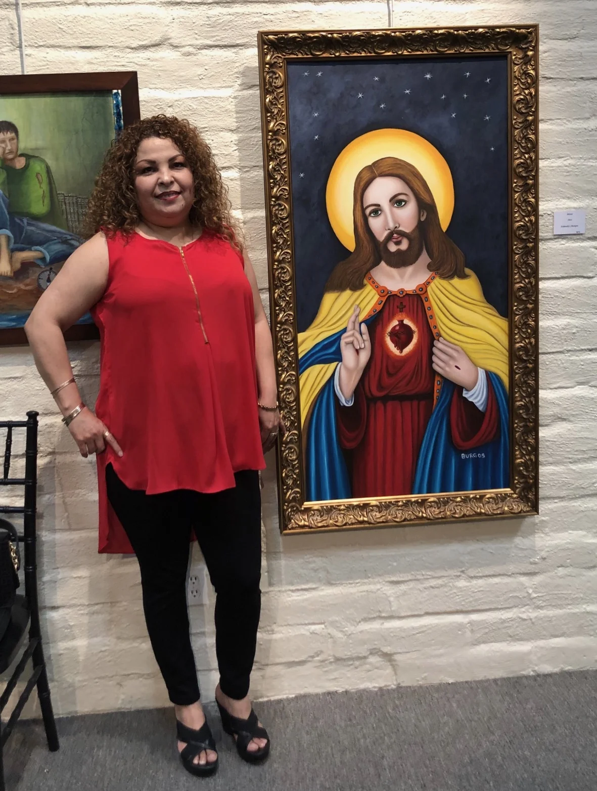 "Jesus" by Yolanda Burgos with the artist