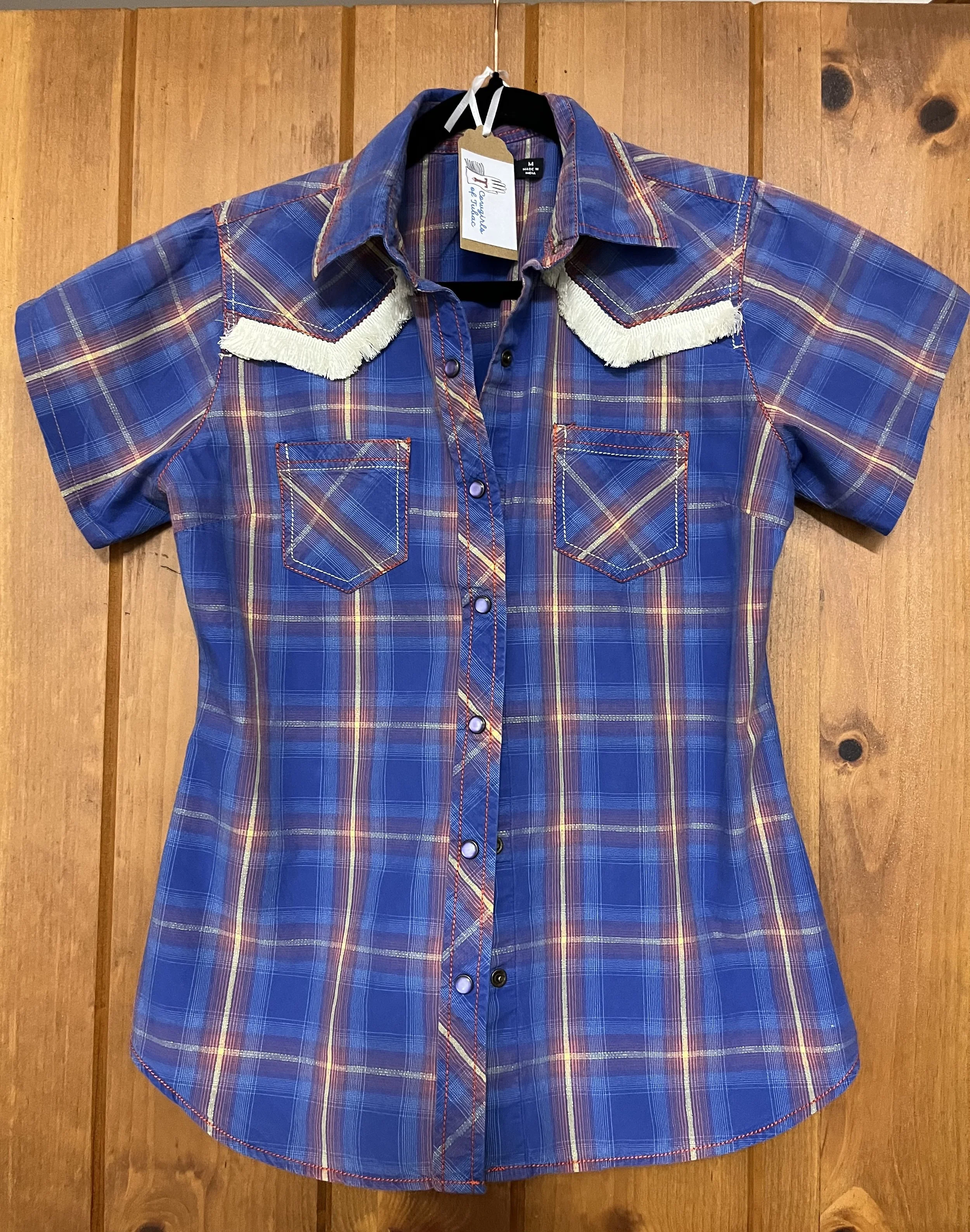  “Cruel” Cowgirl Shirt with fringe size M 