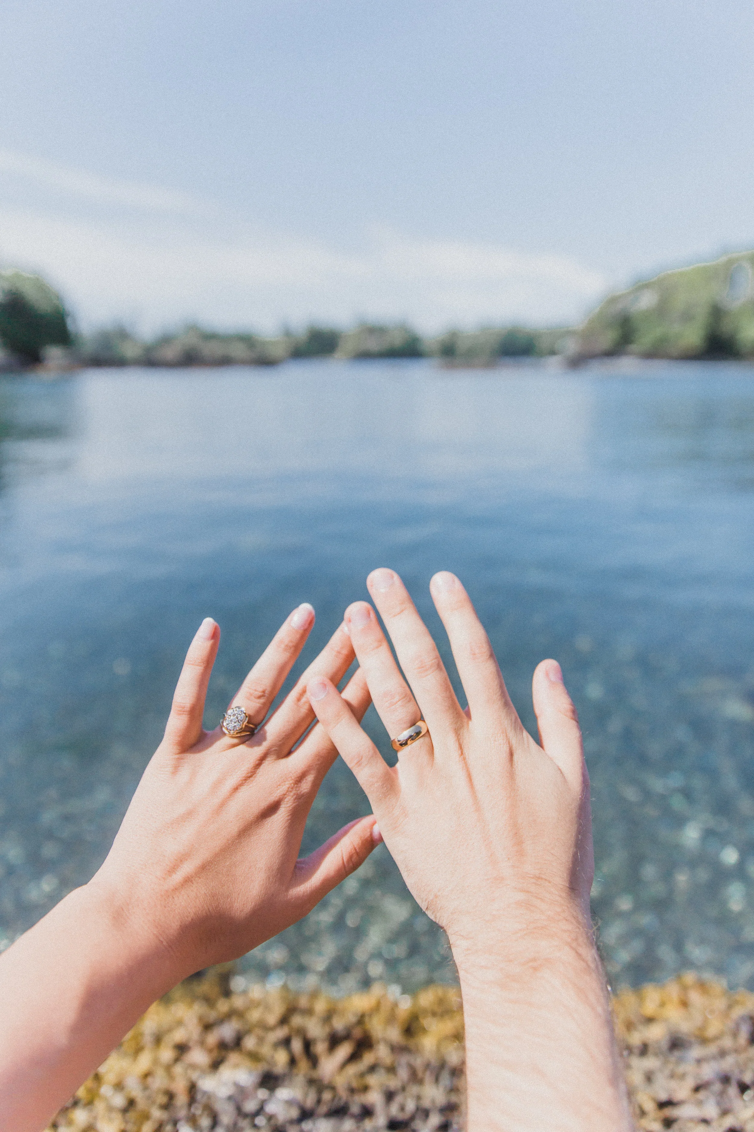 One of my favorite things is seeing Tyler's hand with his wedding band.