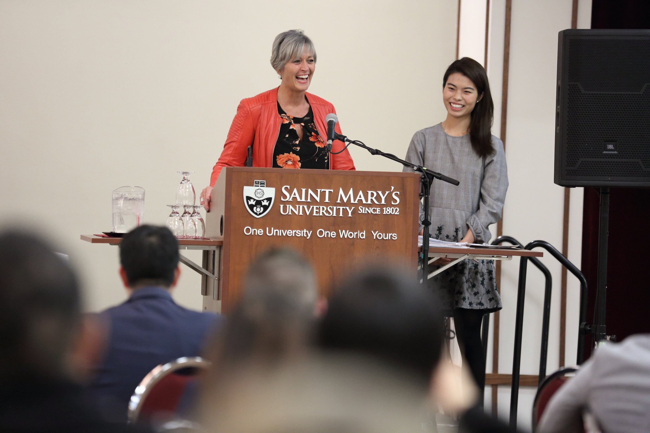  Kelliann Dean, Deputy Minister, Intergovernmental Affairs, Nova Scotia Government with Christine Yang, International Relations Officer, Intergovernmental Affairs, Nova Scotia Government 