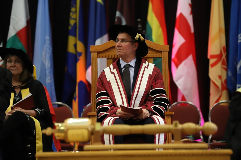 Dr. Michael Durland installed as University Chancellor