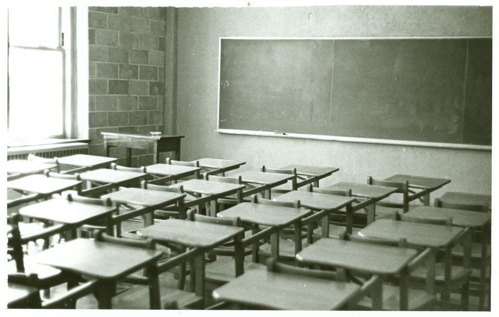 Classroom in McNally, ca. 1951