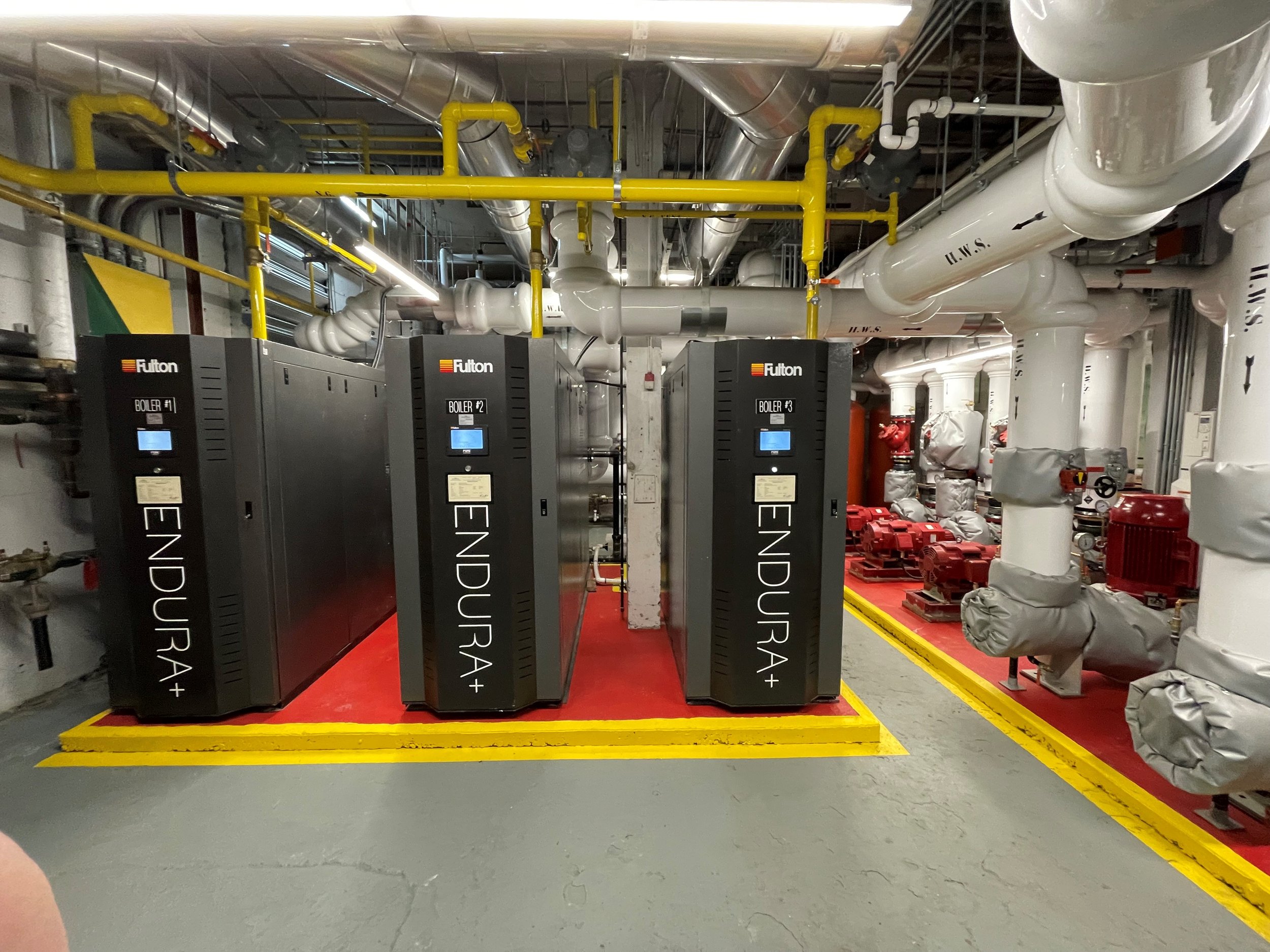 New Vanier Plant Condensing Boilers