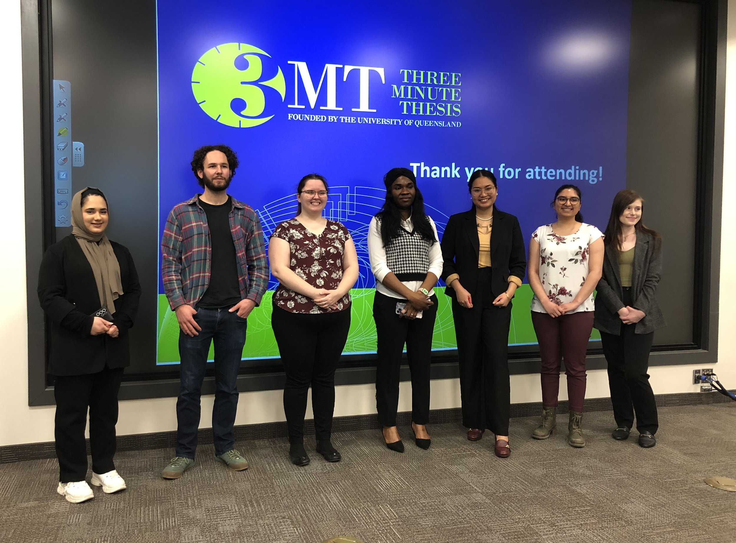  Saint Mary’s 3MT competitors 