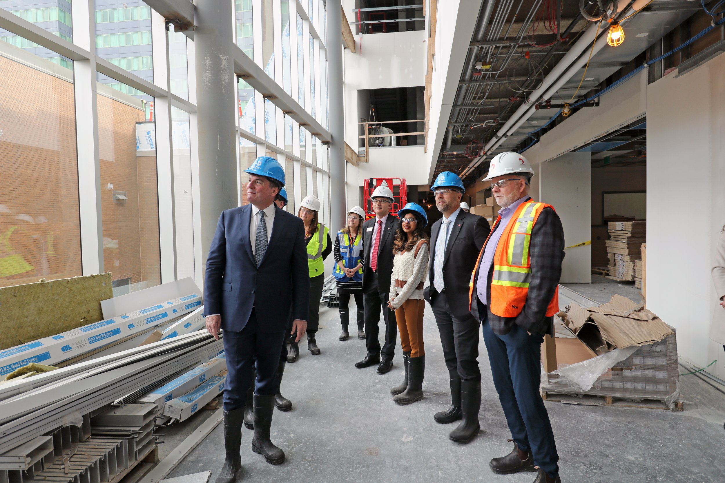  Touring the Sobeys Inspiration Hub under construction 