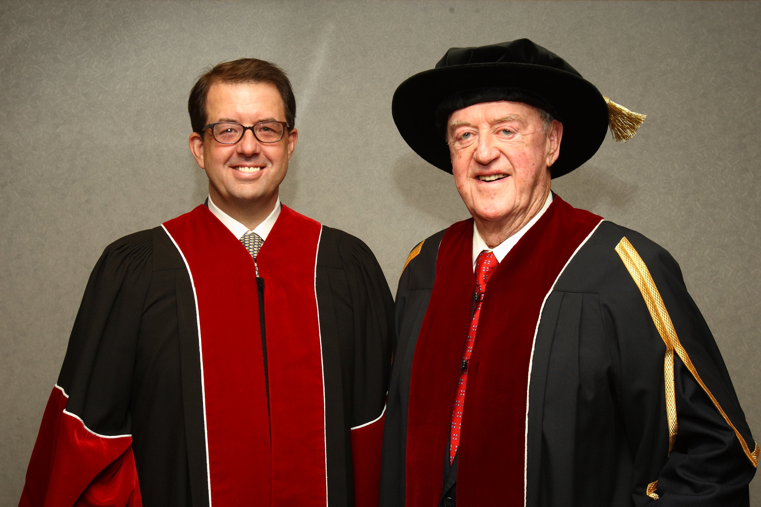 David Sobey and honorary degree recipient Bob Kelly