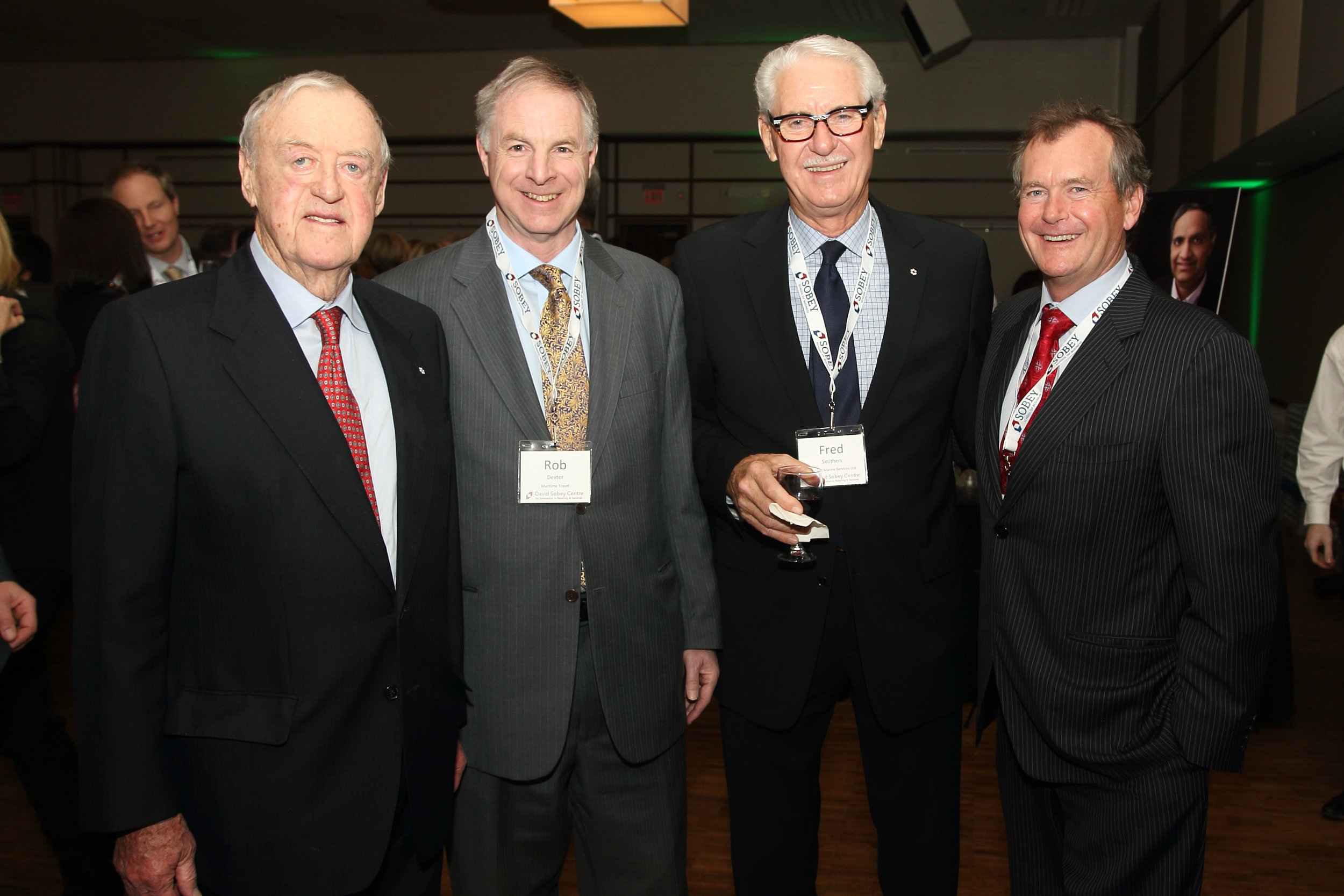  L-R: David Sobey, Rob Dexter, Fred Smithers, Paul Sobey 