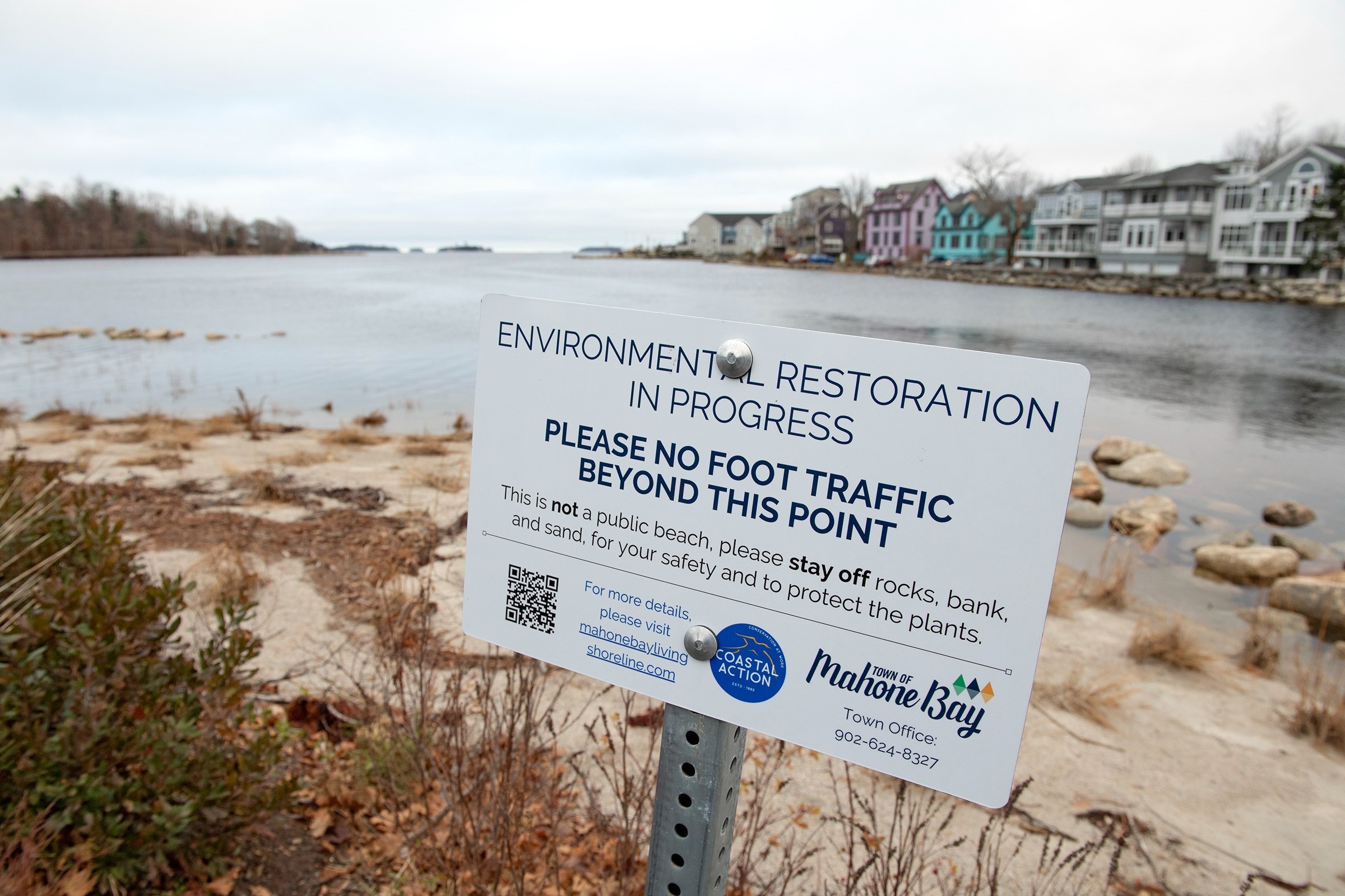  Signage at Mahone Bay Beach 