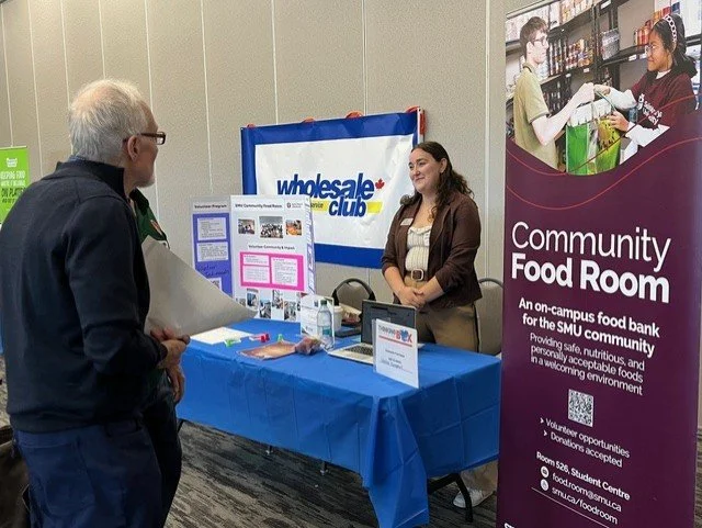 Emma Rota presenting at Feed Nova Scotia Day of Sharing.