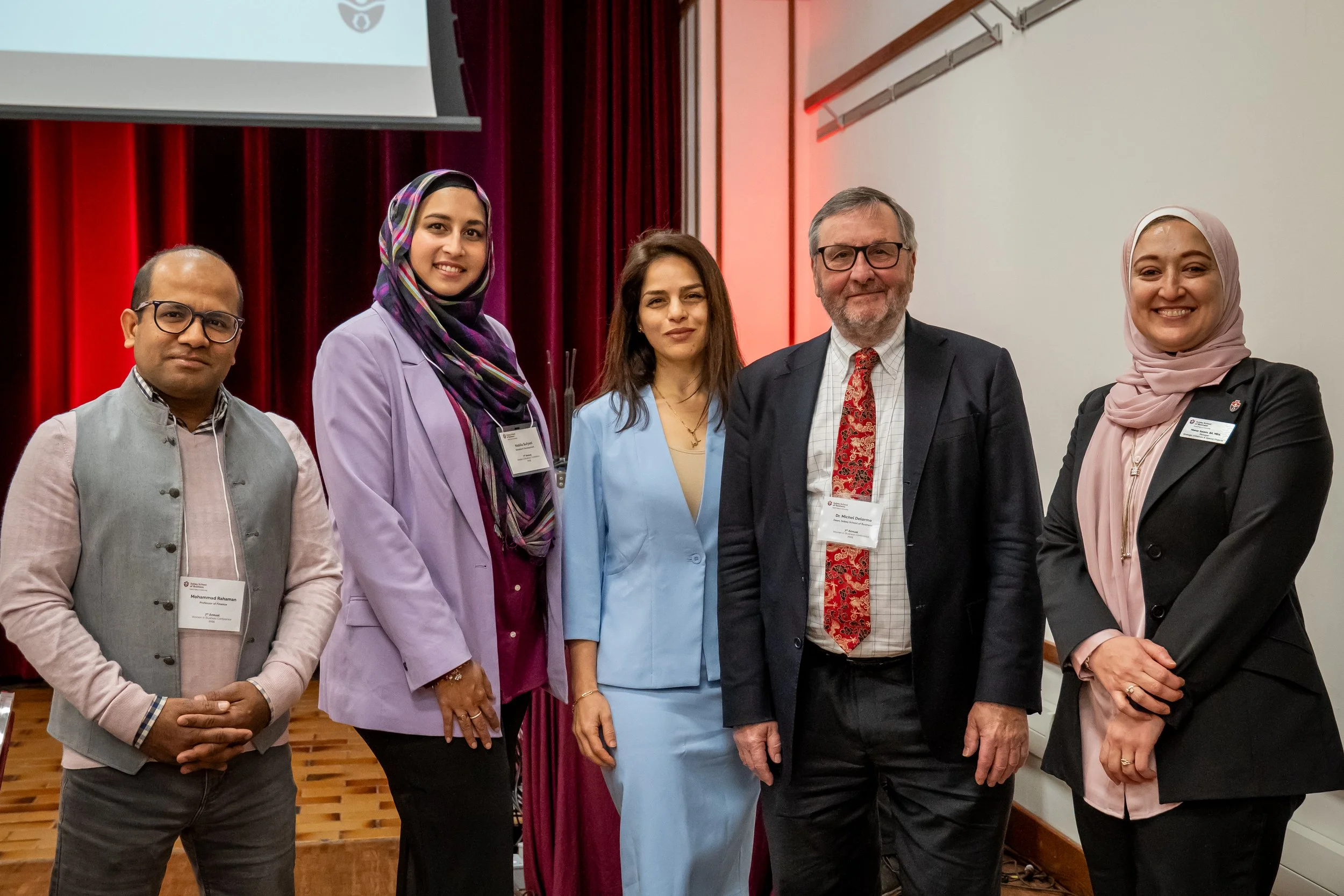  Conference organizers from the Sobey School of Business 