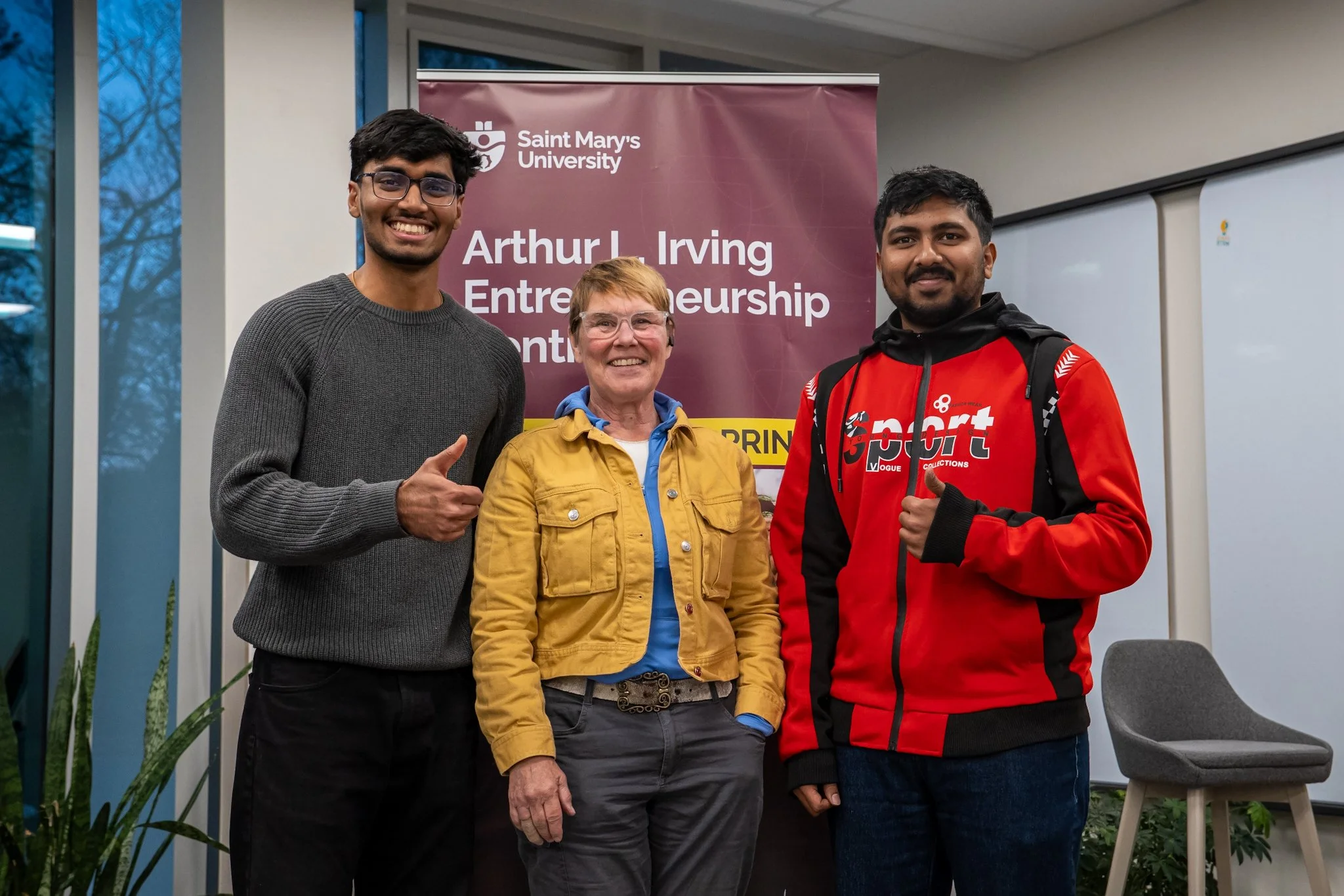  First place team at the Innovation Sprint 