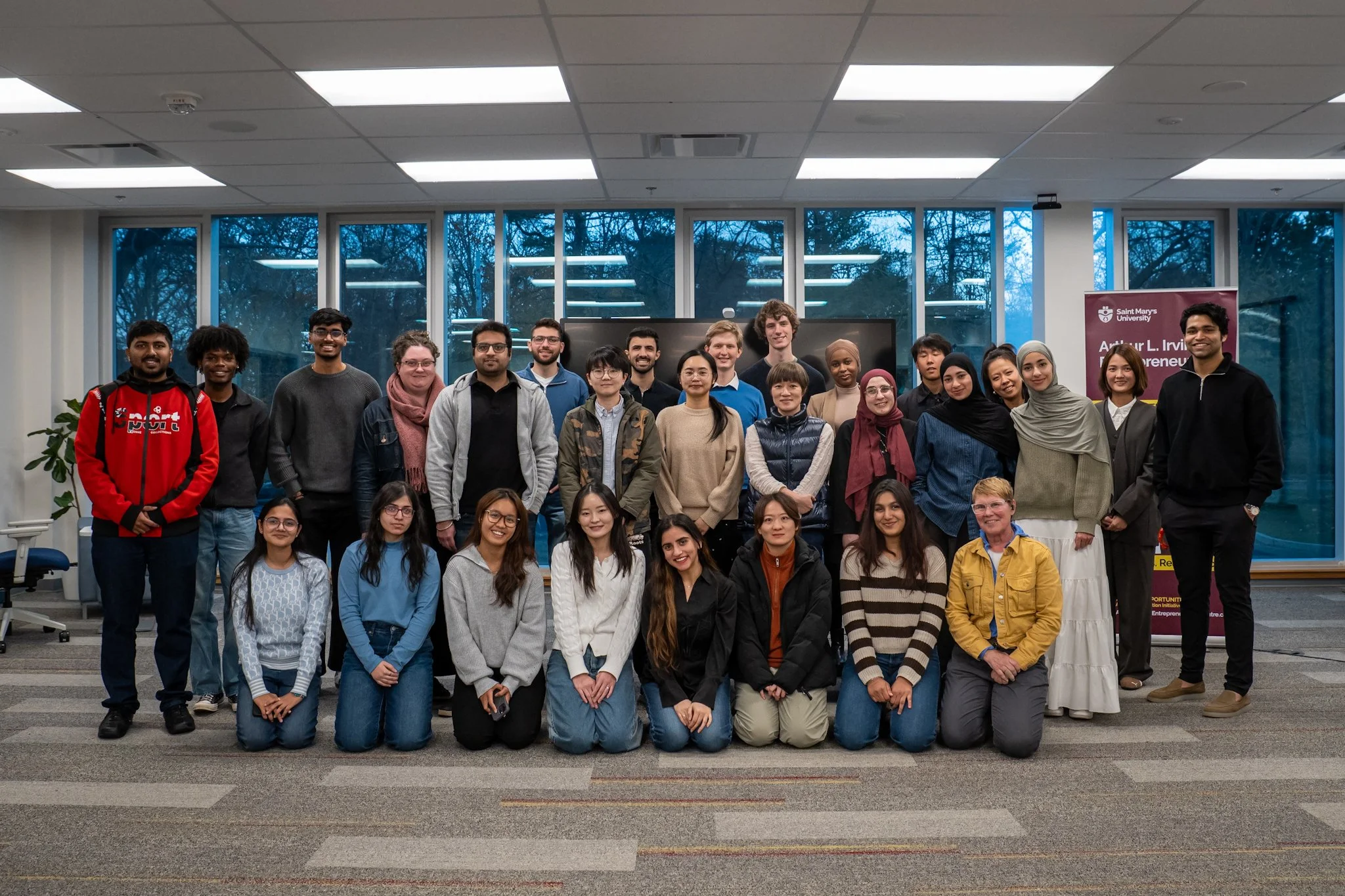  All student participants with Laura MacNutt of KingsPIER Vintage 