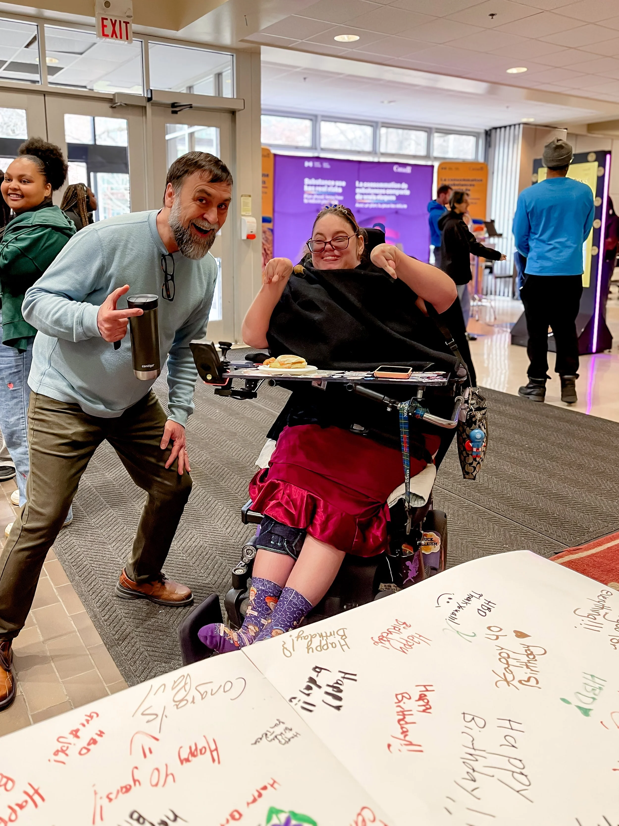  Staff and students gathered to celebrate 40 years of accessibility at SMU 