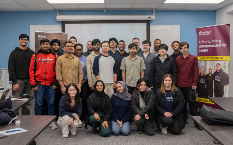  Innovation Sprint participants from SMU, Dal, NSCC and UNB 