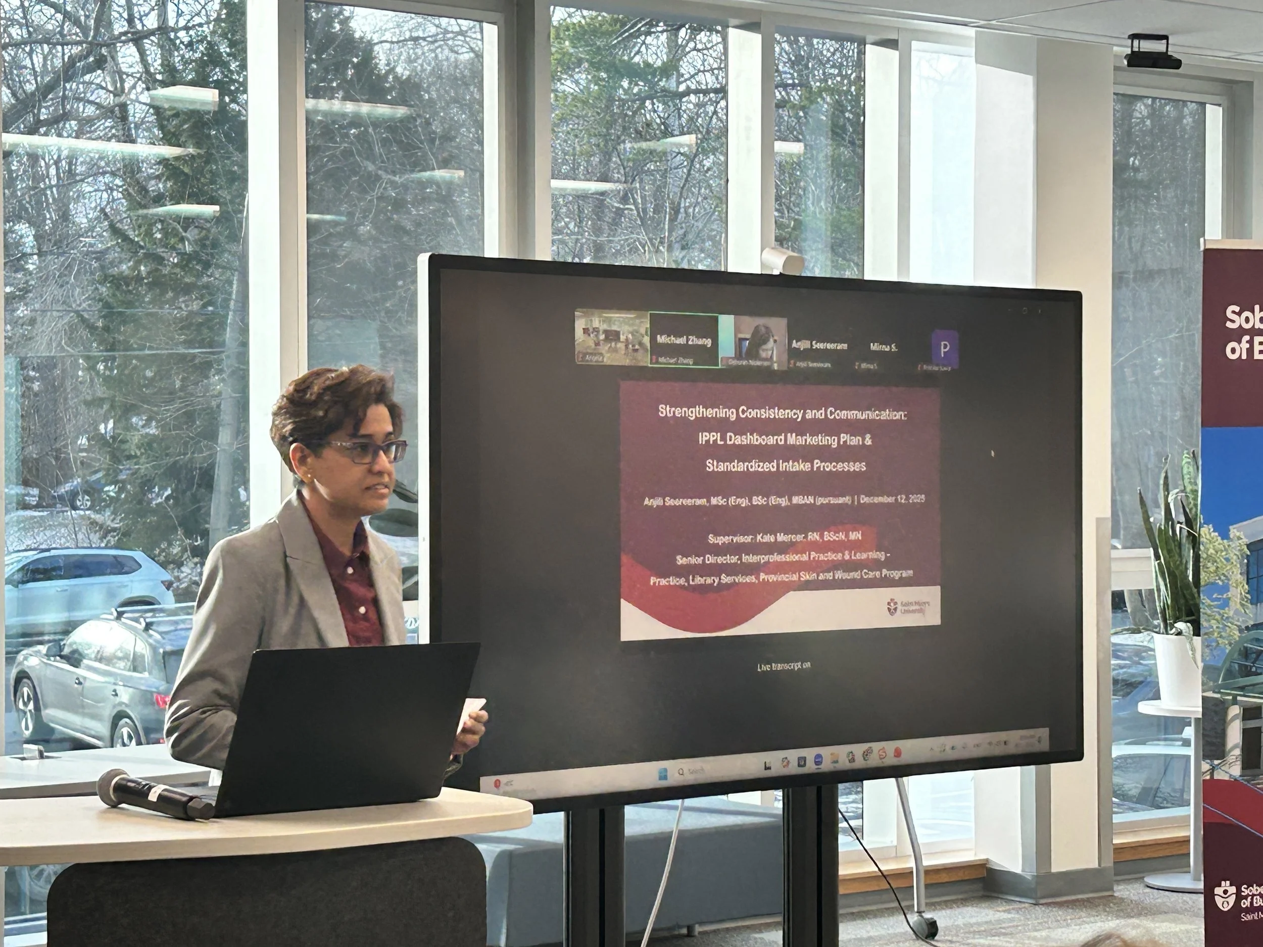  MBAN students presented their projects 