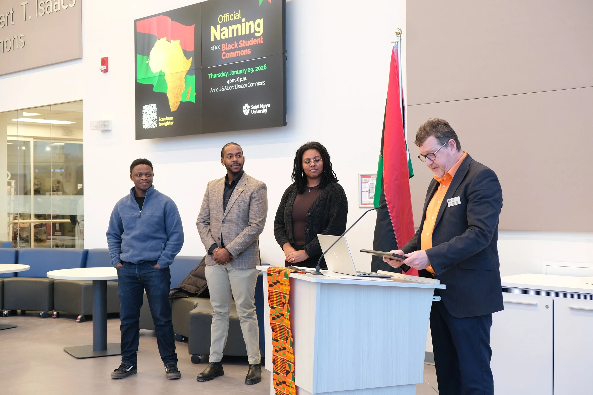  Tom Brophy, Associate Vice-President, Student Affairs and Services 